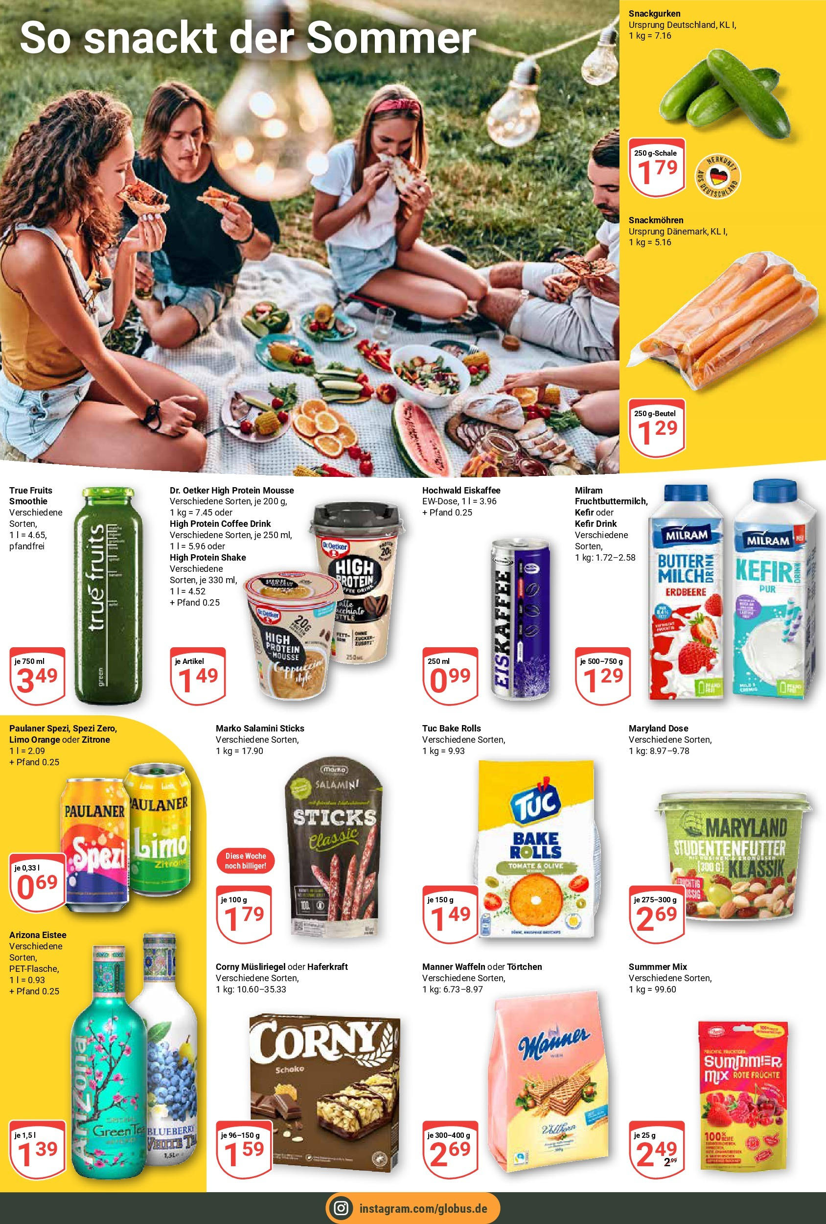 Globus prospekt Erfurt-Linderbach (ab 03.08.2025) » Angebote ab Montag | Seite: 22 | Produkte: Kefir, Waffeln, Milram, Paulaner Globus prospekt Erfurt-Linderbach (ab 03.08.2025) » Angebote online | Seite: 22 | Produkte: Kefir, Waffeln, Milram, Paulaner