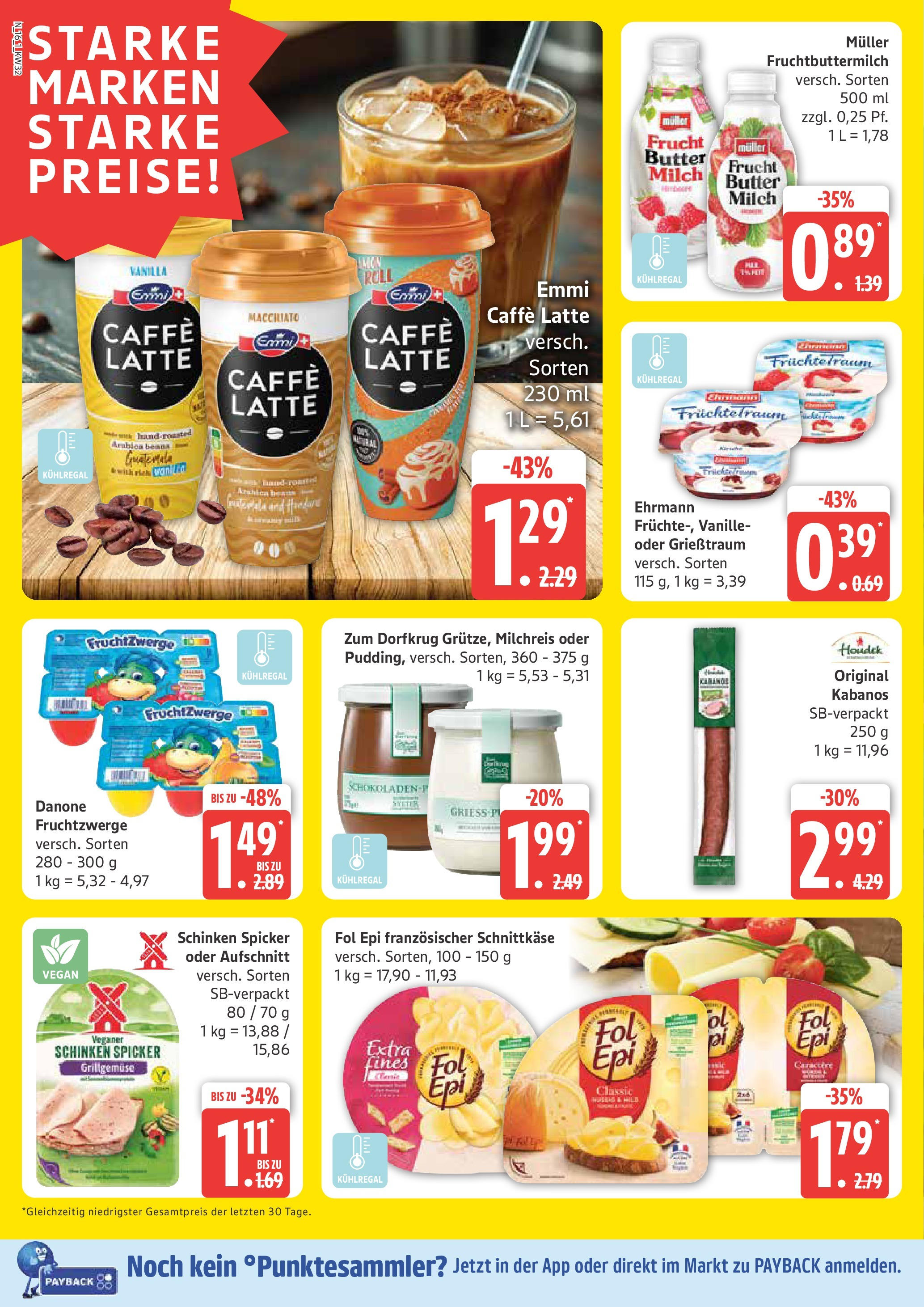 Marktkauf - Marktkauf: Wochenangebote (ab 03.08.2025) » Angebote ab Montag | Seite: 16 | Produkte: Milch, Butter, Fruchtzwerge, Schinken Marktkauf - Marktkauf: Wochenangebote (ab 03.08.2025) » Angebote online | Seite: 16 | Produkte: Milch, Butter, Fruchtzwerge, Schinken