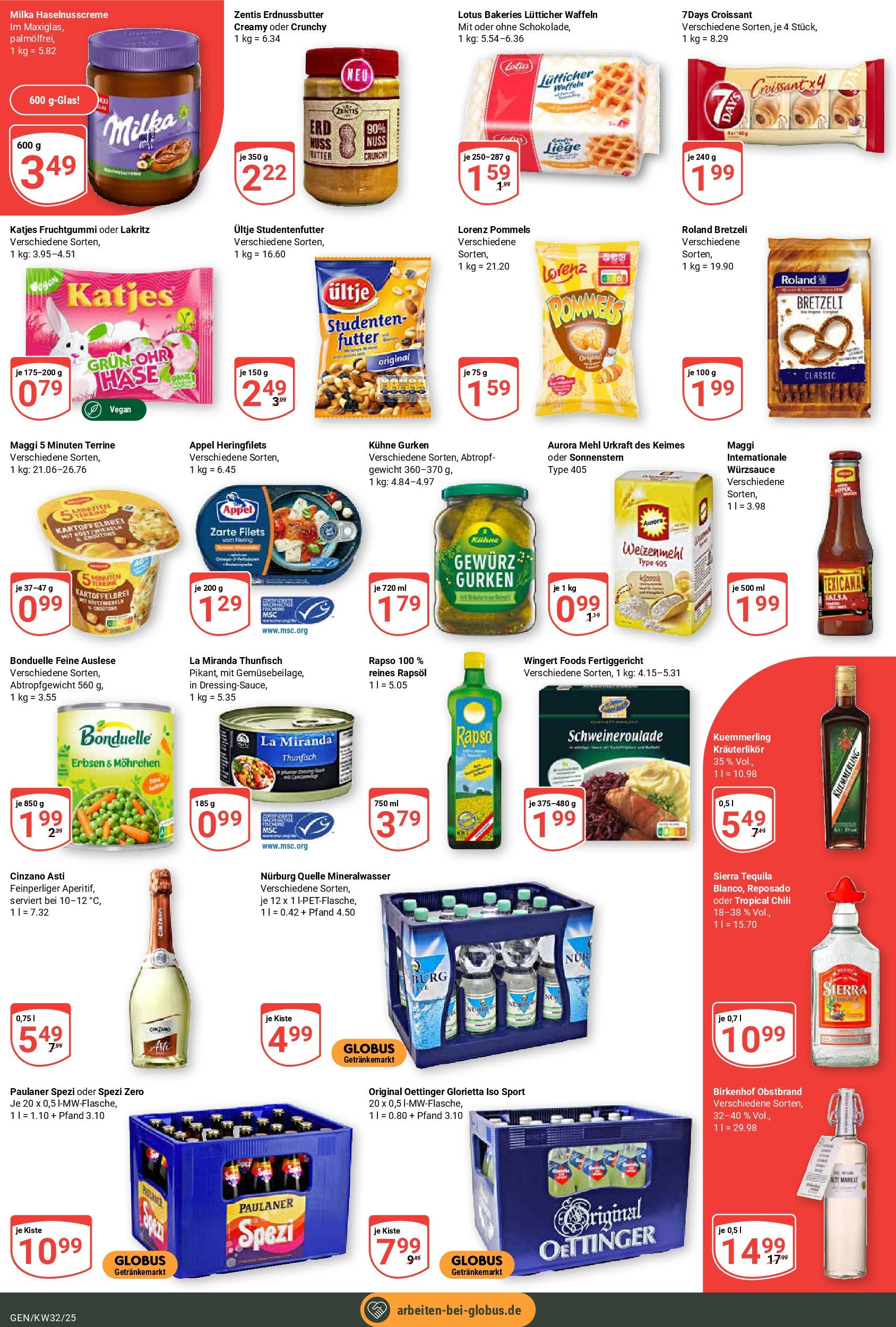 Globus prospekt Gensingen	 (ab 03.08.2025) » Angebote online | Seite: 5 | Produkte: Maggi, Thunfisch, Kuemmerling, Paulaner