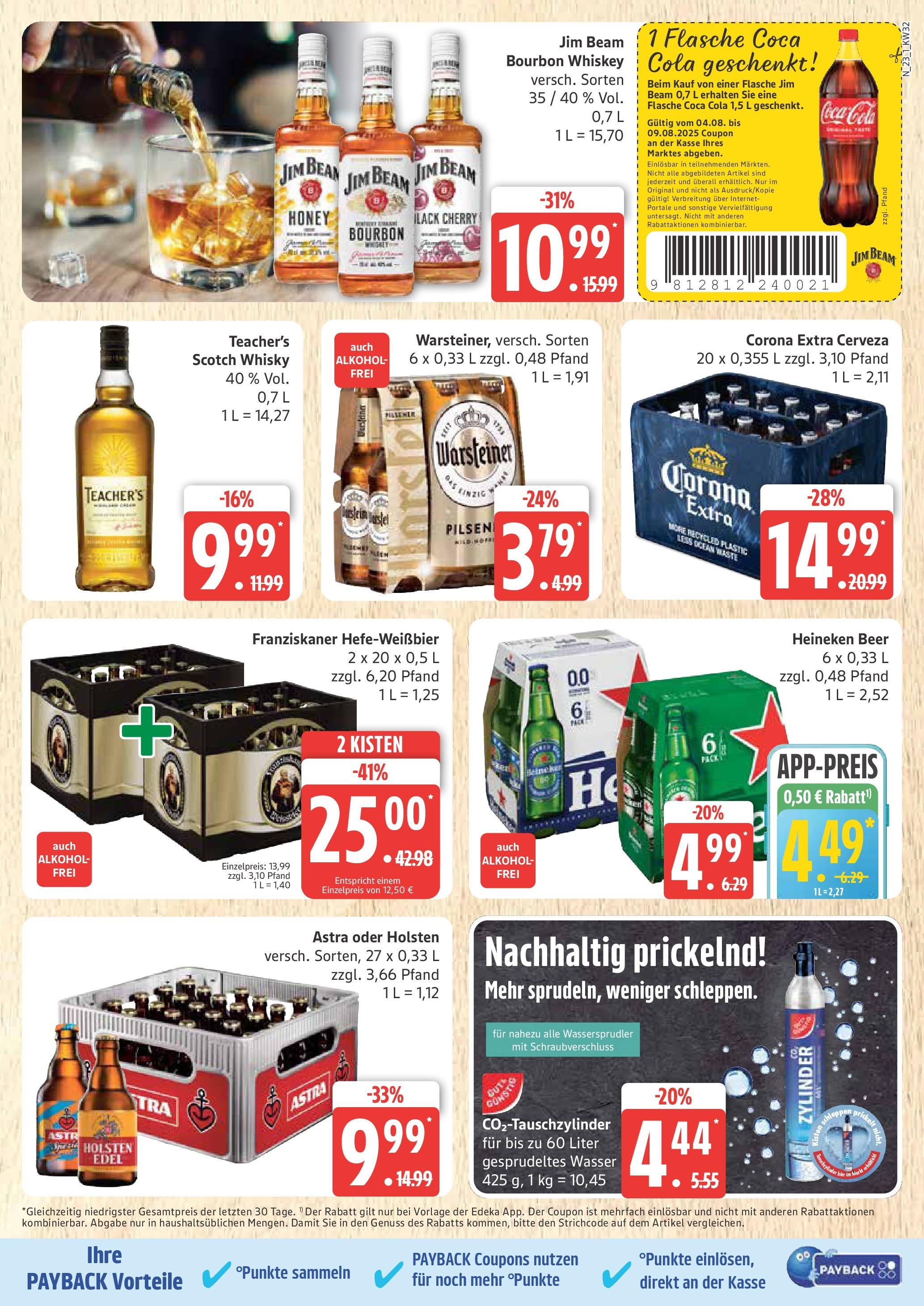 Marktkauf - Marktkauf: Wochenangebote (ab 03.08.2025) » Angebote ab Montag | Seite: 23 | Produkte: Coca cola, Astra, Heineken, Bourbon Marktkauf - Marktkauf: Wochenangebote (ab 03.08.2025) » Angebote online | Seite: 23 | Produkte: Coca cola, Astra, Heineken, Bourbon