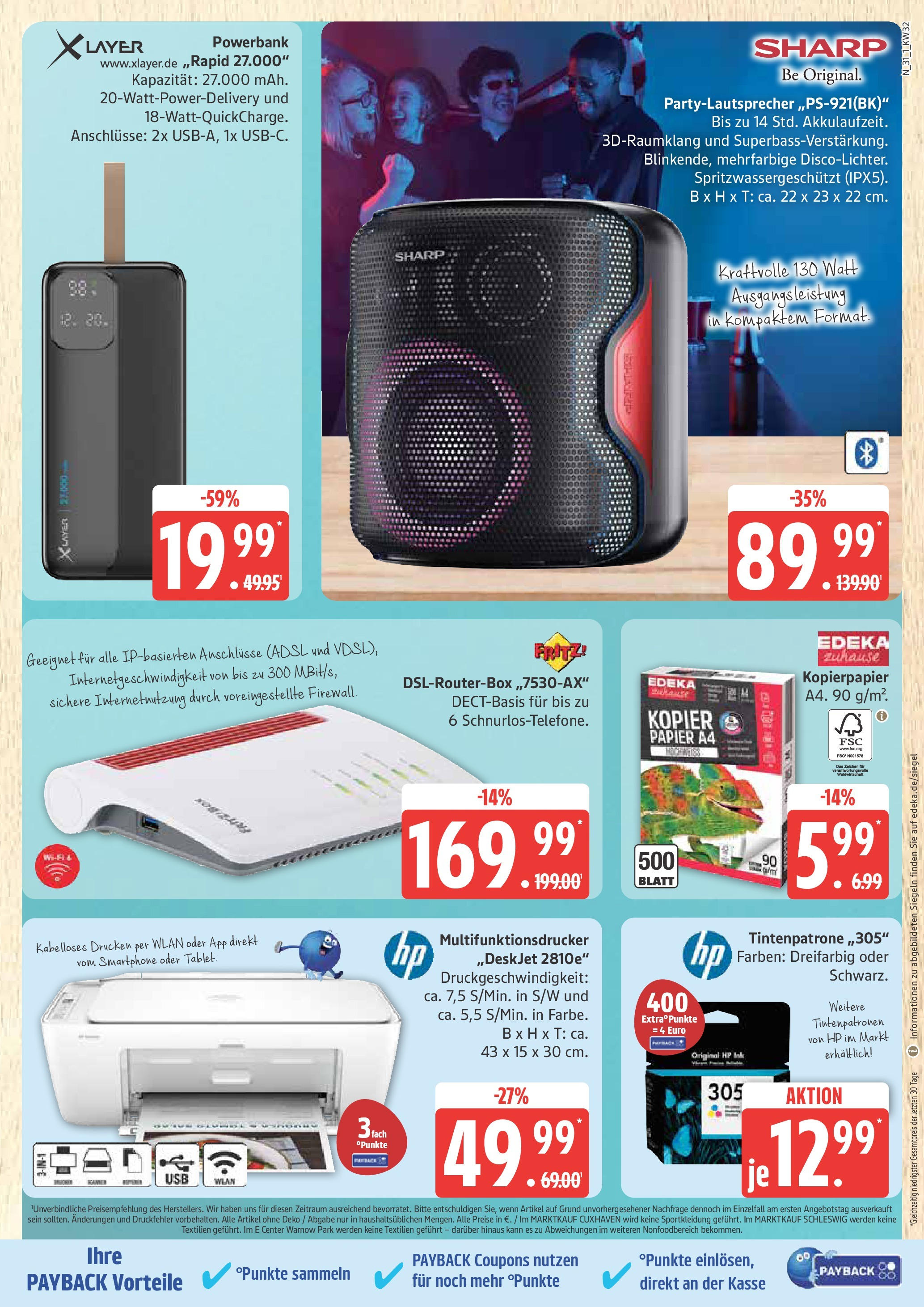Marktkauf - Marktkauf: Wochenangebote (ab 03.08.2025) » Angebote ab Montag | Seite: 31 | Produkte: HP, Smartphone, Powerbank Marktkauf - Marktkauf: Wochenangebote (ab 03.08.2025) » Angebote online | Seite: 31 | Produkte: HP, Smartphone, Powerbank