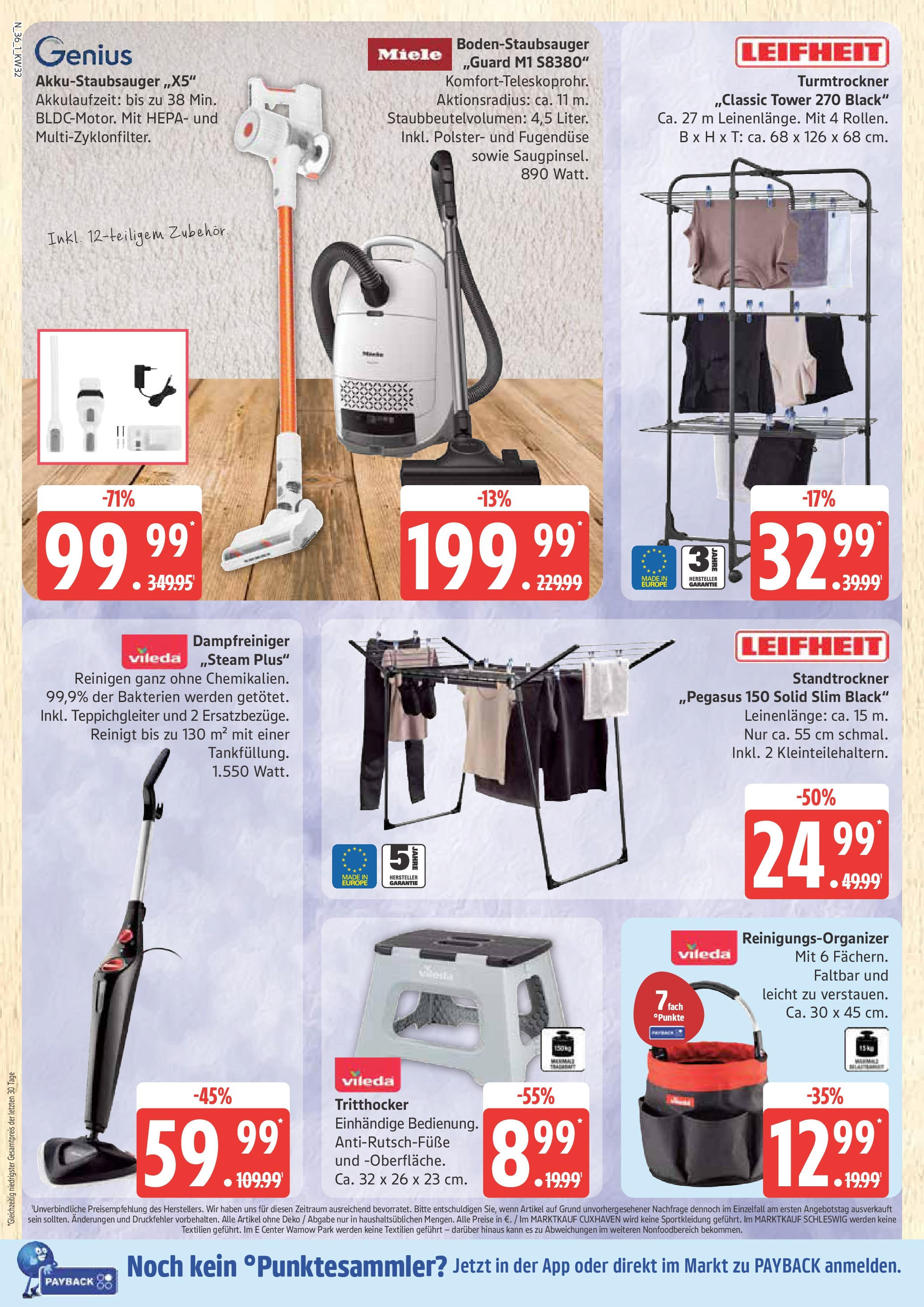 Marktkauf - Marktkauf: Wochenangebote (ab 03.08.2025) » Angebote ab Montag | Seite: 36 | Produkte: Miele Marktkauf - Marktkauf: Wochenangebote (ab 03.08.2025) » Angebote online | Seite: 36 | Produkte: Miele
