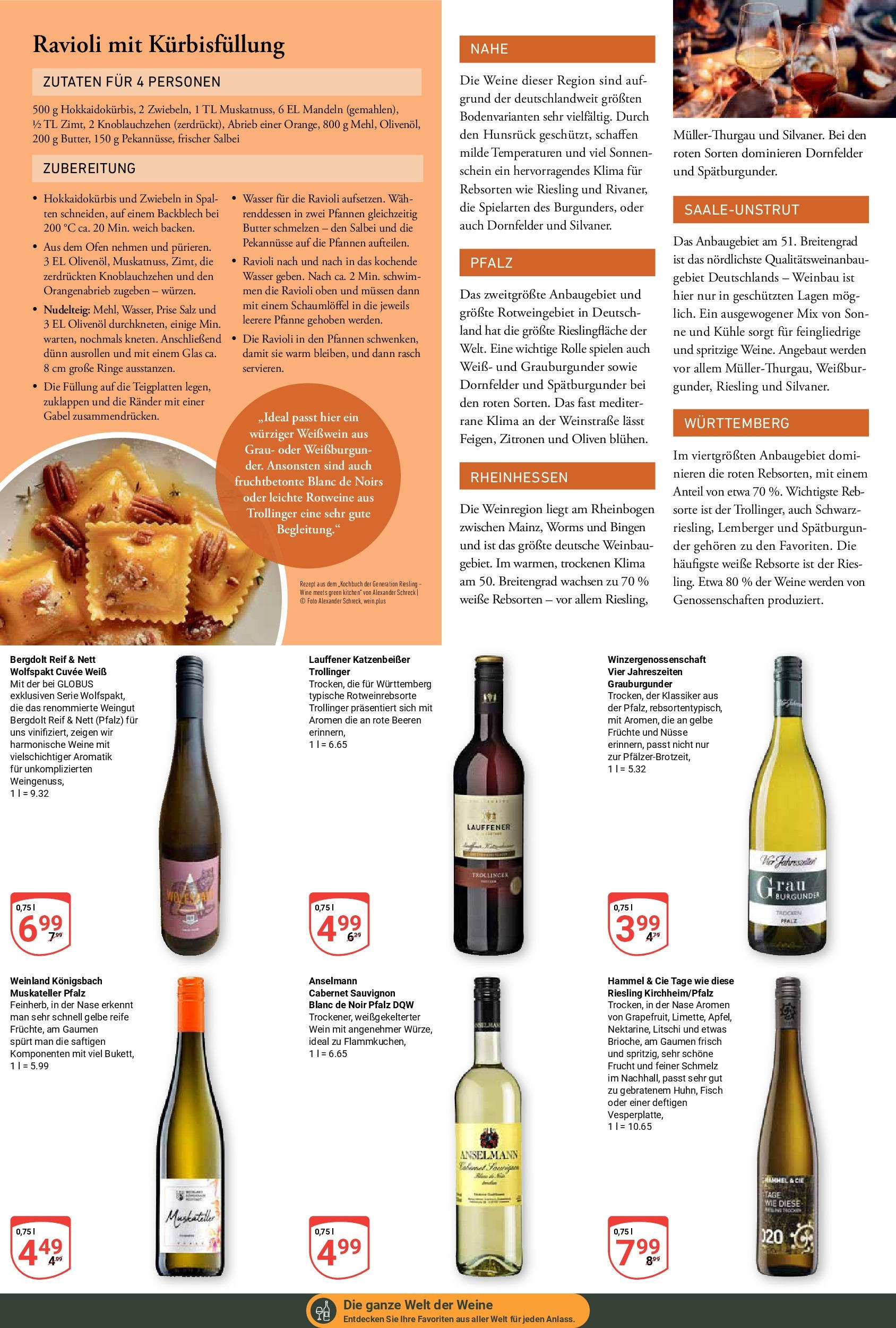 Globus prospekt Wittlich	 (ab 03.08.2025) » Angebote online | Seite: 16 | Produkte: Weißwein, Olivenol, Salz, Nüsse
