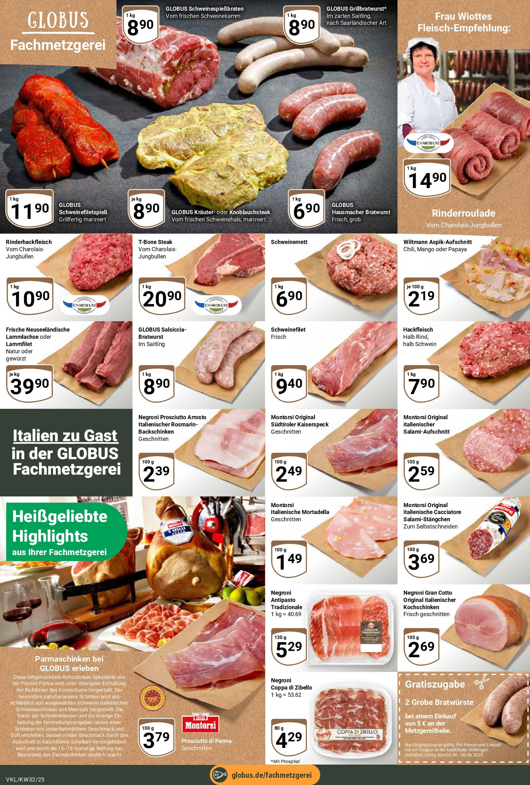 Globus prospekt Völklingen (ab 03.08.2025) » Angebote ab Montag | Seite: 10 | Produkte: Bratwurst, Duft, Schinken, Hackfleisch Globus prospekt Völklingen (ab 03.08.2025) » Angebote online | Seite: 10 | Produkte: Bratwurst, Duft, Schinken, Hackfleisch