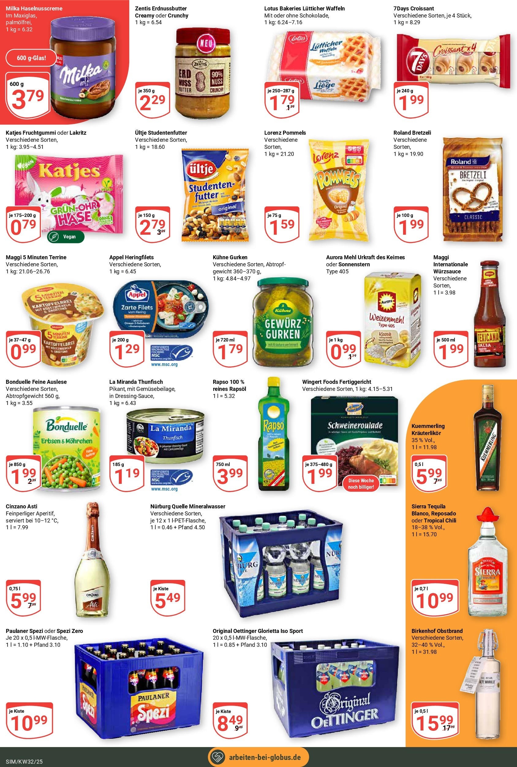Globus prospekt Simmern	 (ab 03.08.2025) » Angebote online | Seite: 4 | Produkte: Maggi, Rapsöl, Waffeln, Paulaner