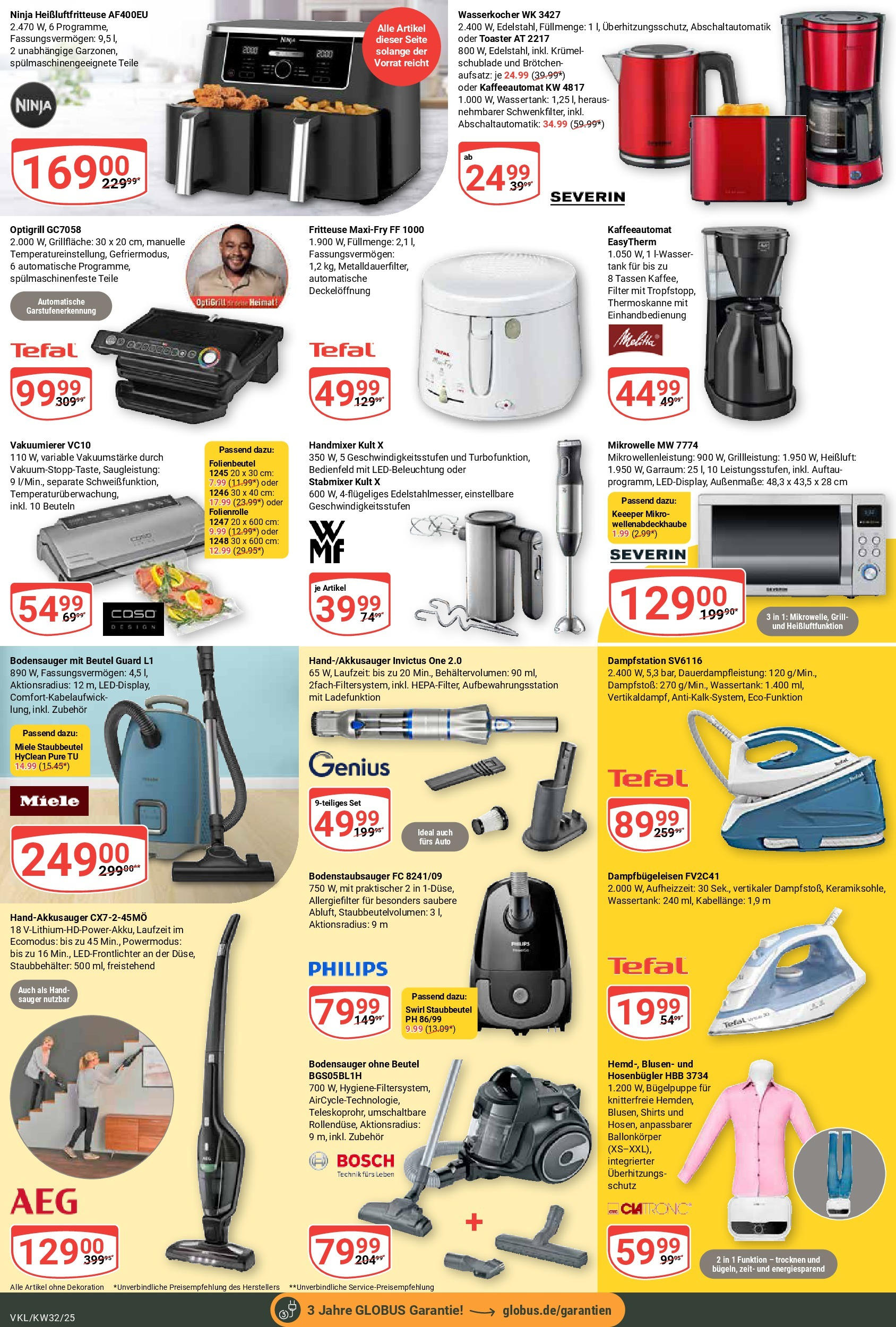 Globus prospekt Völklingen (ab 03.08.2025) » Angebote ab Montag | Seite: 25 | Produkte: Grill, Wasserkocher, Toaster, Stabmixer Globus prospekt Völklingen (ab 03.08.2025) » Angebote online | Seite: 25 | Produkte: Grill, Wasserkocher, Toaster, Stabmixer