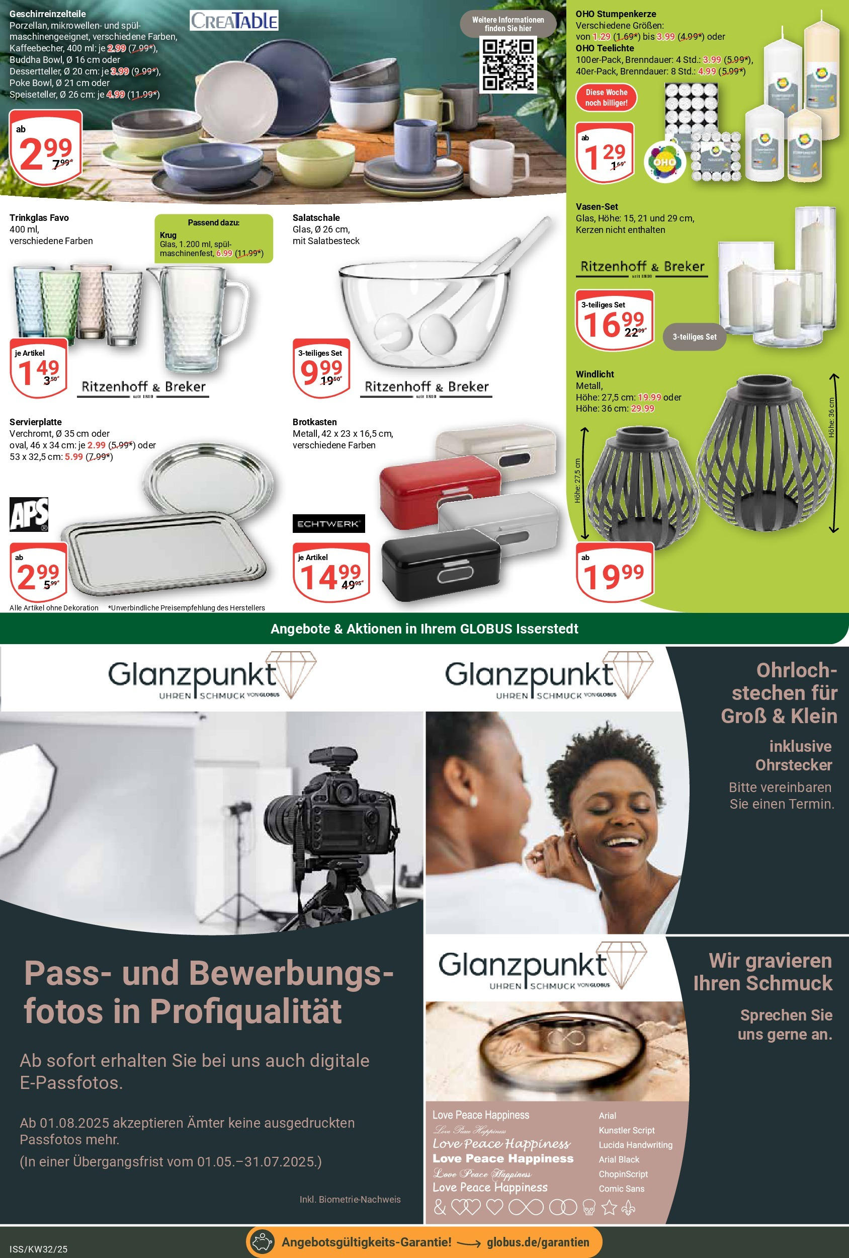 Globus prospekt Isserstedt	 (ab 03.08.2025) » Angebote online | Seite: 28