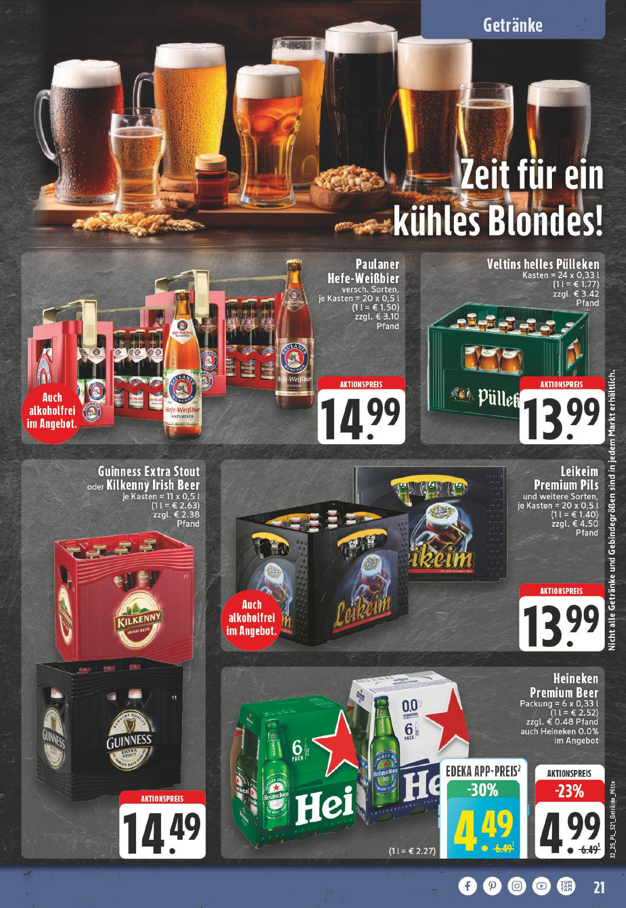 Edeka prospekt Wickede	 (ab 03.08.2025) » Angebote Online | Seite: 21