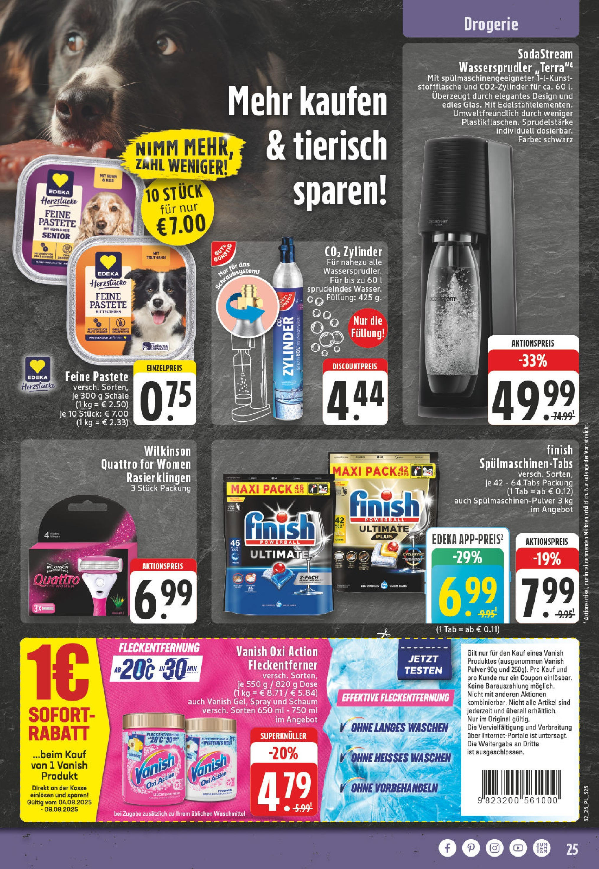 Edeka prospekt Wickede	 (ab 03.08.2025) » Angebote Online | Seite: 25