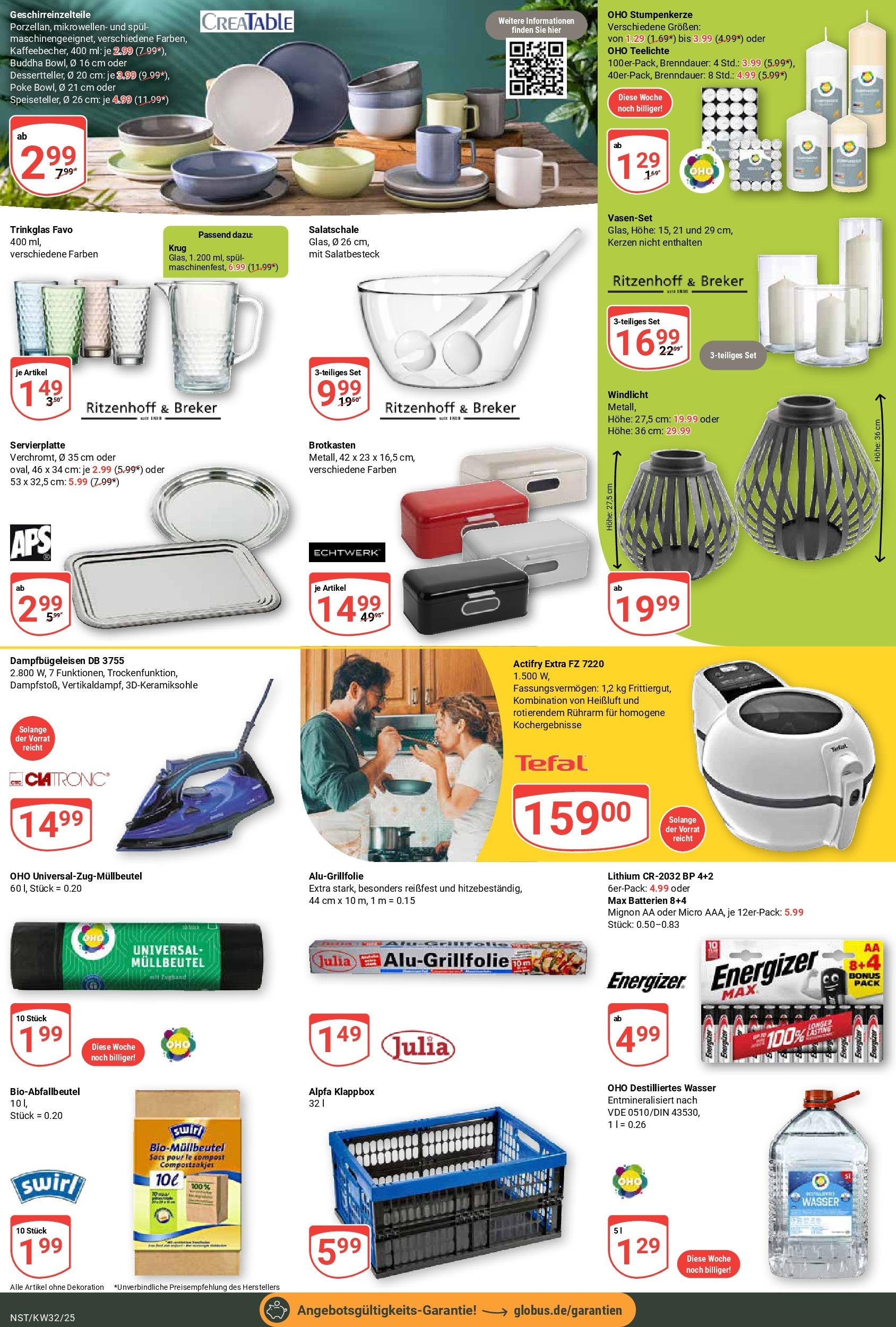 Globus prospekt Neustadt (ab 03.08.2025) » Angebote ab Montag | Seite: 26 | Produkte: Batterien, Wasser Globus prospekt Neustadt (ab 03.08.2025) » Angebote online | Seite: 26 | Produkte: Batterien, Wasser