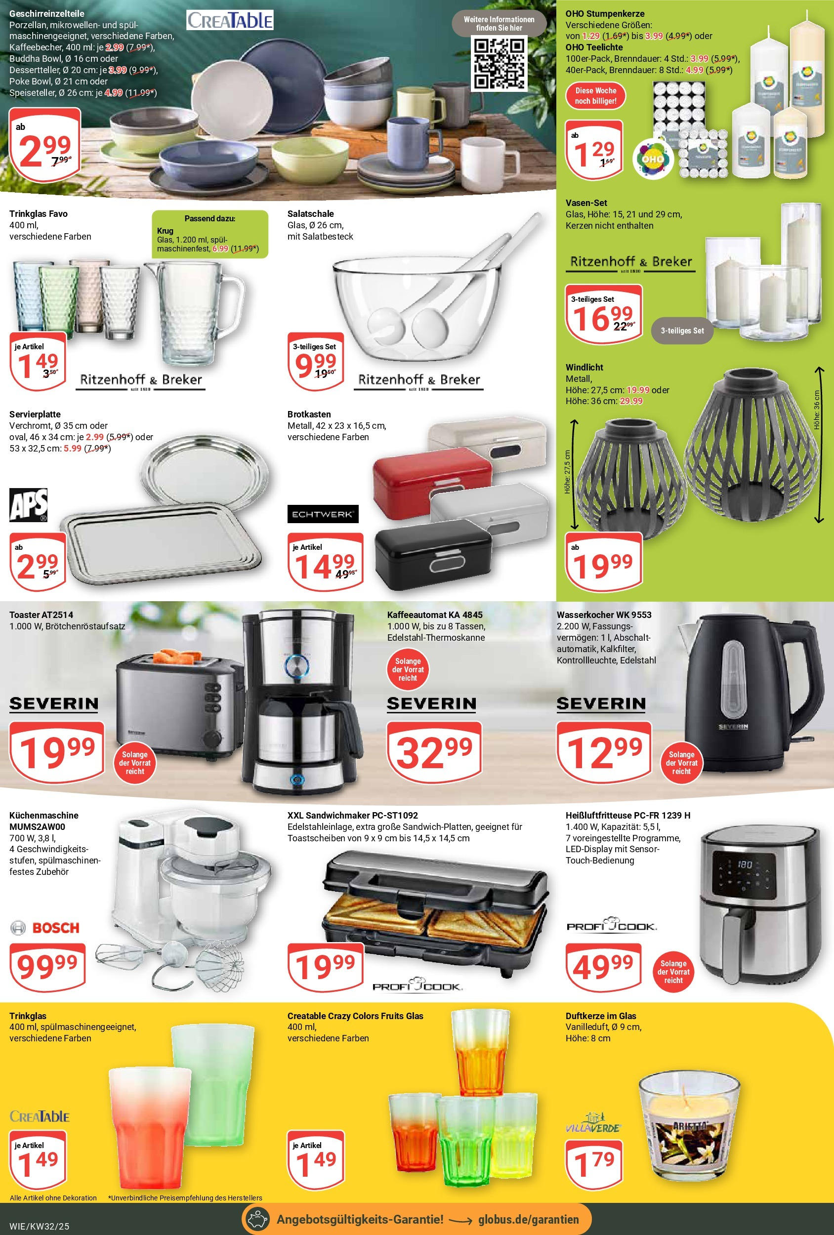 Globus prospekt Waghäusel (ab 03.08.2025) » Angebote ab Montag | Seite: 24 | Produkte: Bosch, Wasserkocher, Sandwichmaker, Heißluftfritteuse Globus prospekt Waghäusel (ab 03.08.2025) » Angebote online | Seite: 24 | Produkte: Bosch, Wasserkocher, Sandwichmaker, Heißluftfritteuse