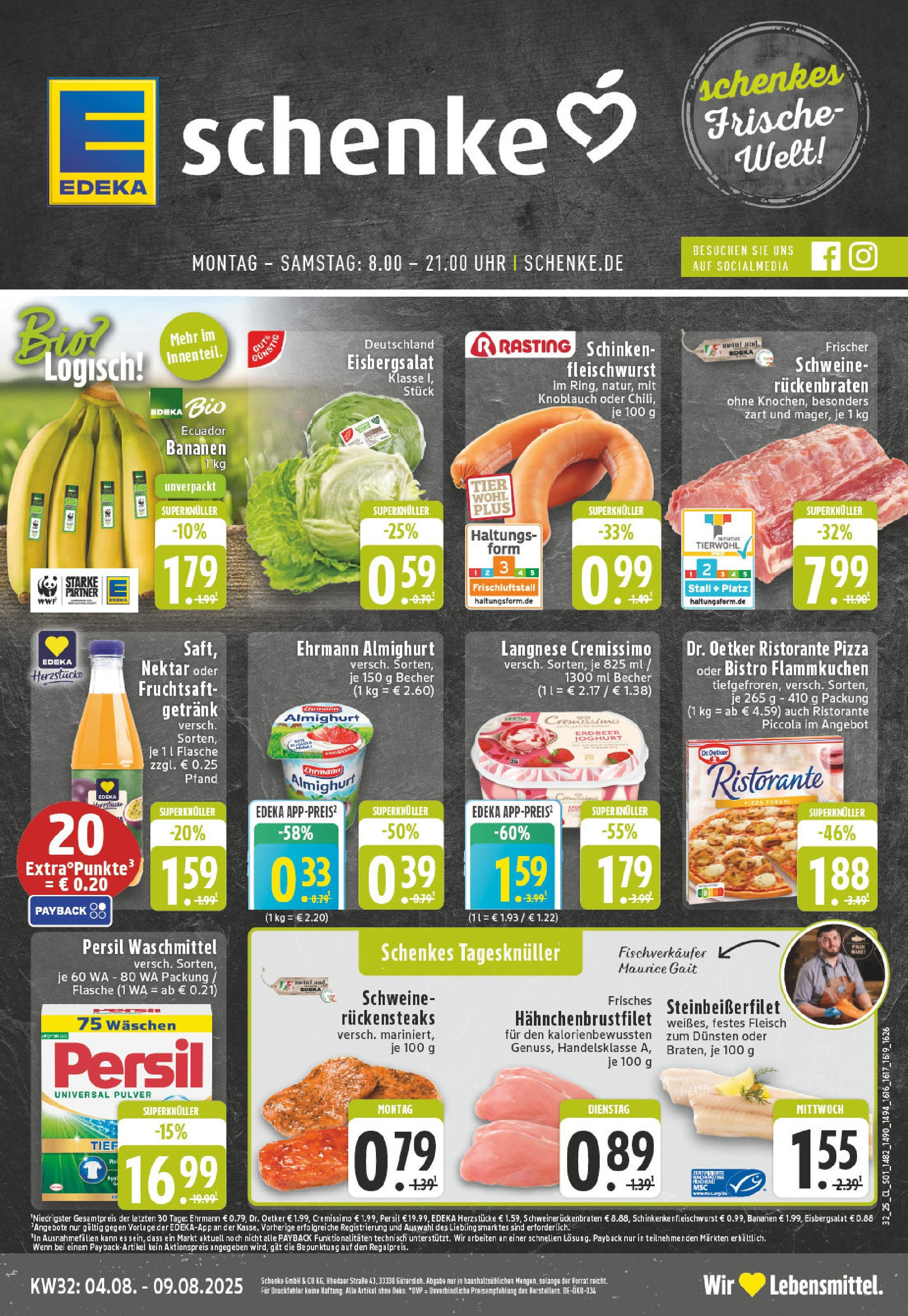 Edeka prospekt Harsewinkel	 (ab 03.08.2025) » Angebote Online | Seite: 1