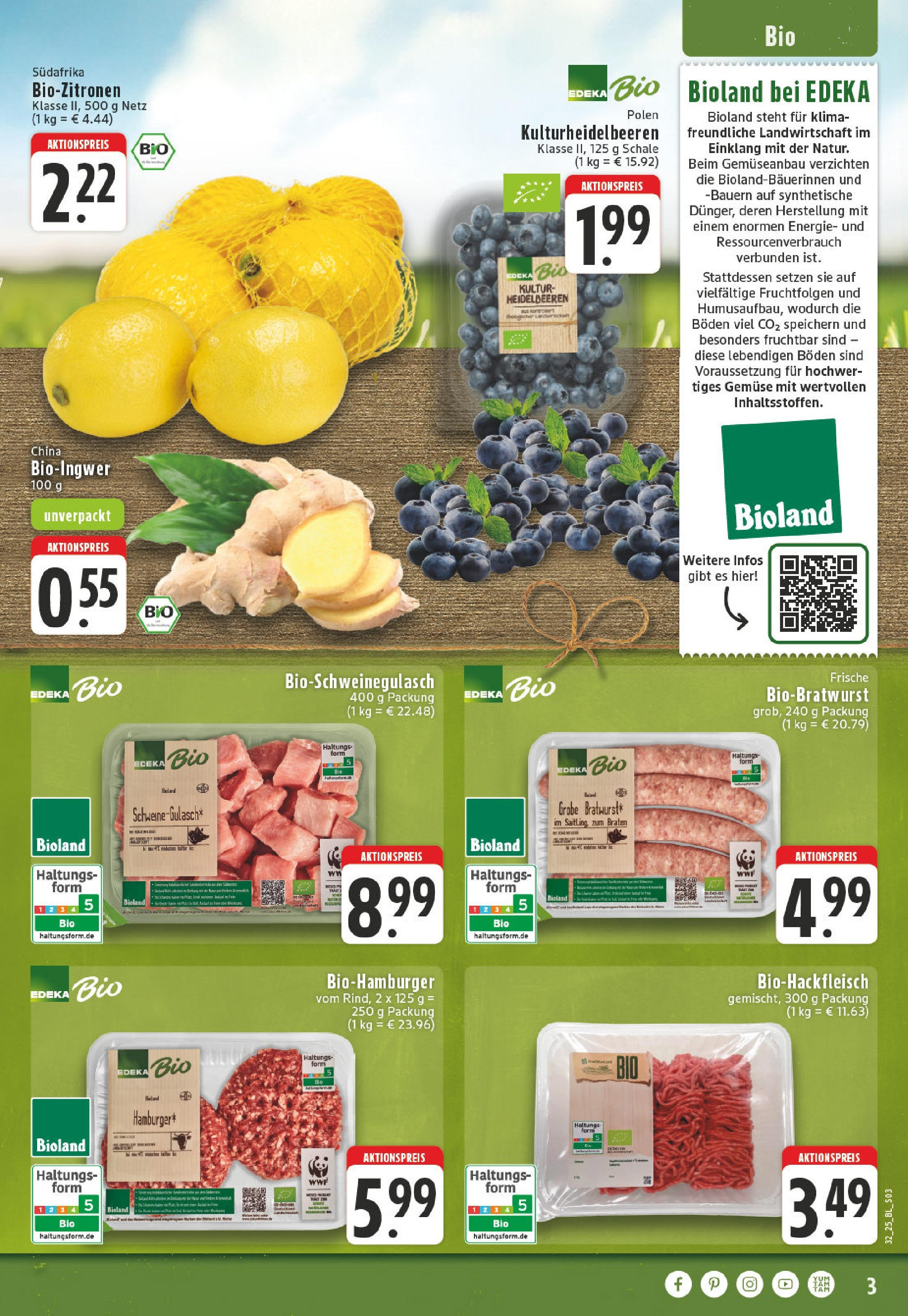 Edeka prospekt Leverkusen	 (ab 03.08.2025) » Angebote Online | Seite: 3