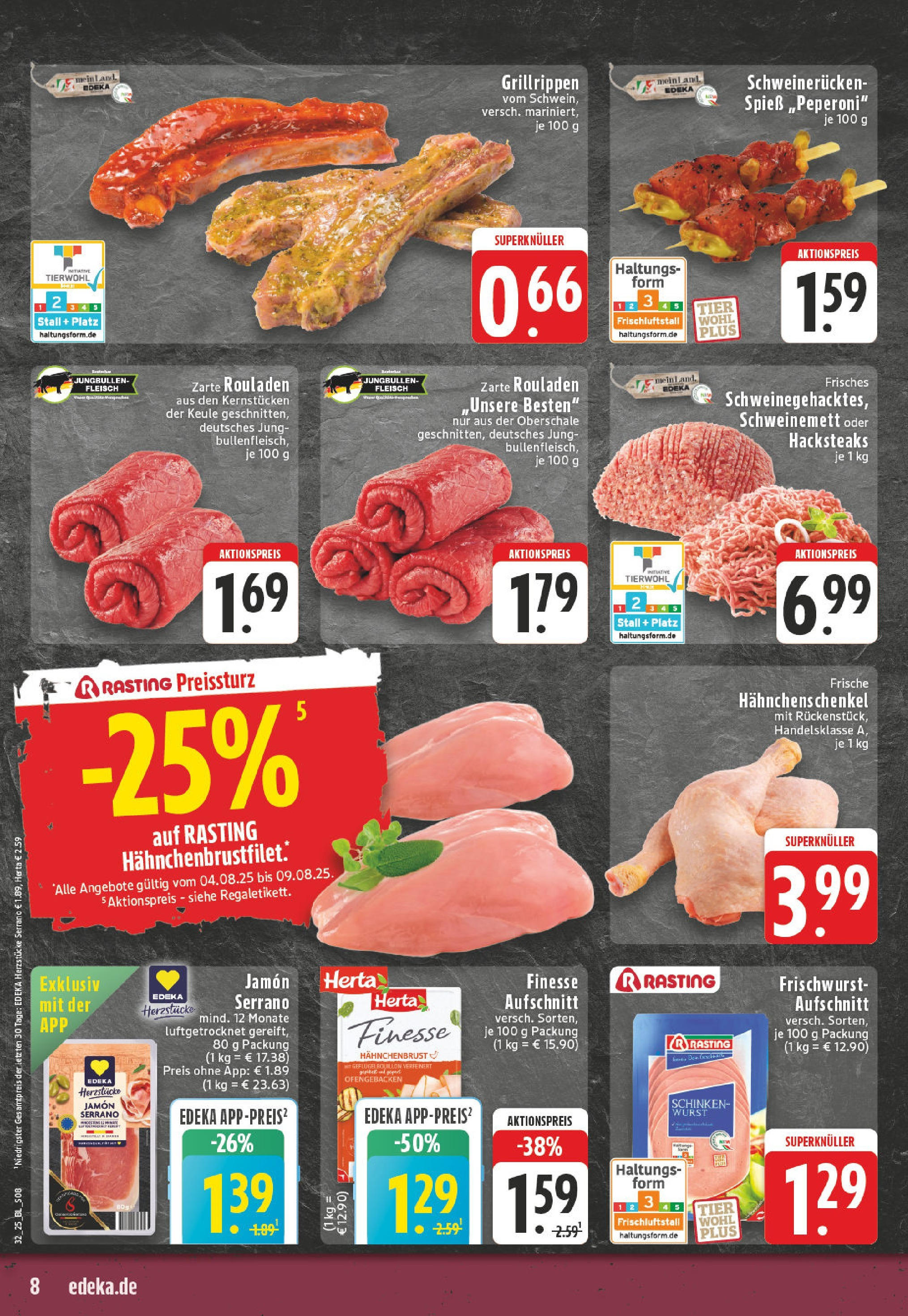 Edeka prospekt Leverkusen	 (ab 03.08.2025) » Angebote Online | Seite: 8