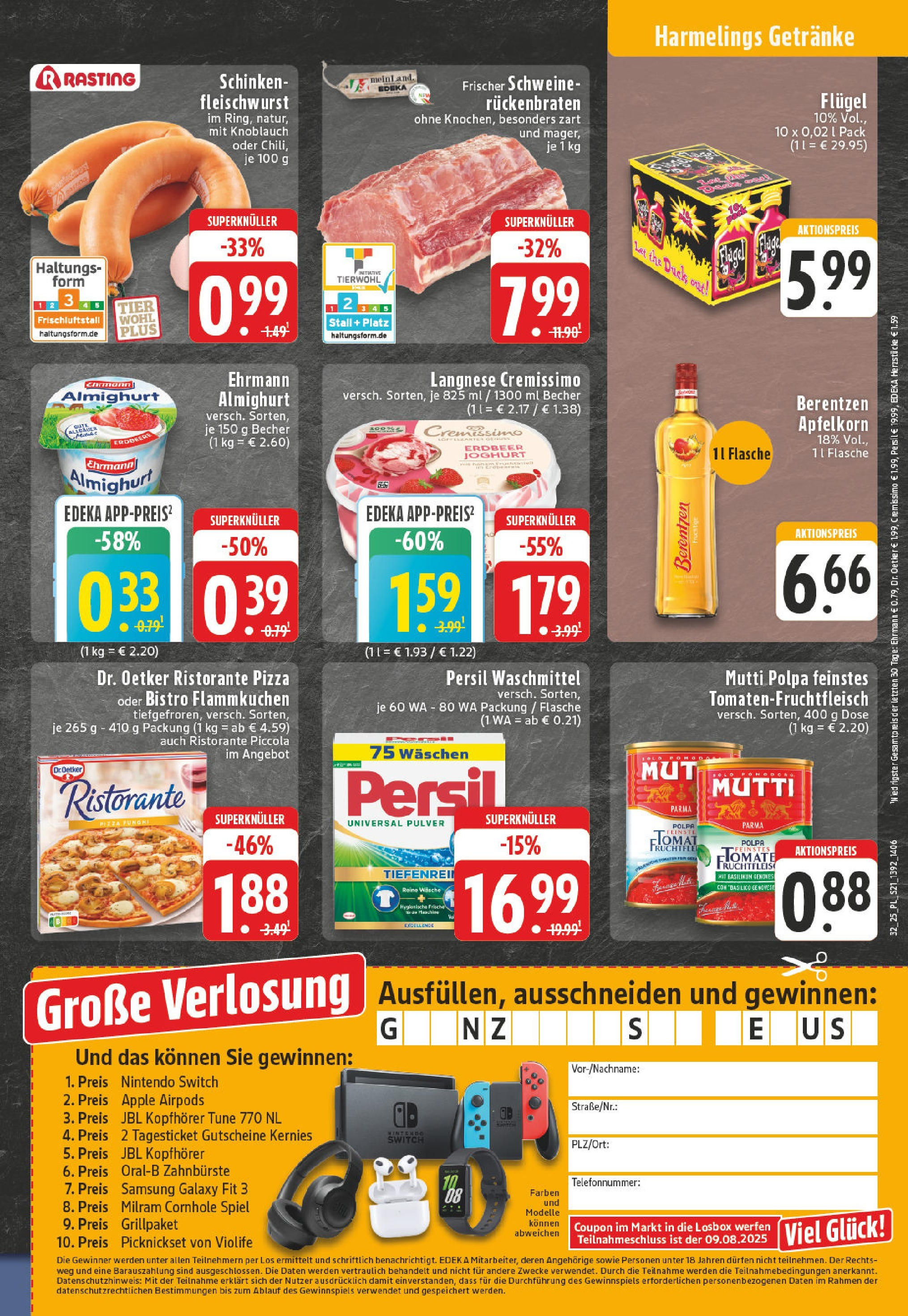 Edeka prospekt Bocholt - Holtwick (ab 03.08.2025) » Angebote Online | Seite: 21 | Produkte: Cremissimo, Airpods, Knoblauch, Persil Edeka prospekt Bocholt - Holtwick (ab 03.08.2025) » Angebote Online | Seite: 21 | Produkte: Cremissimo, Airpods, Knoblauch, Persil