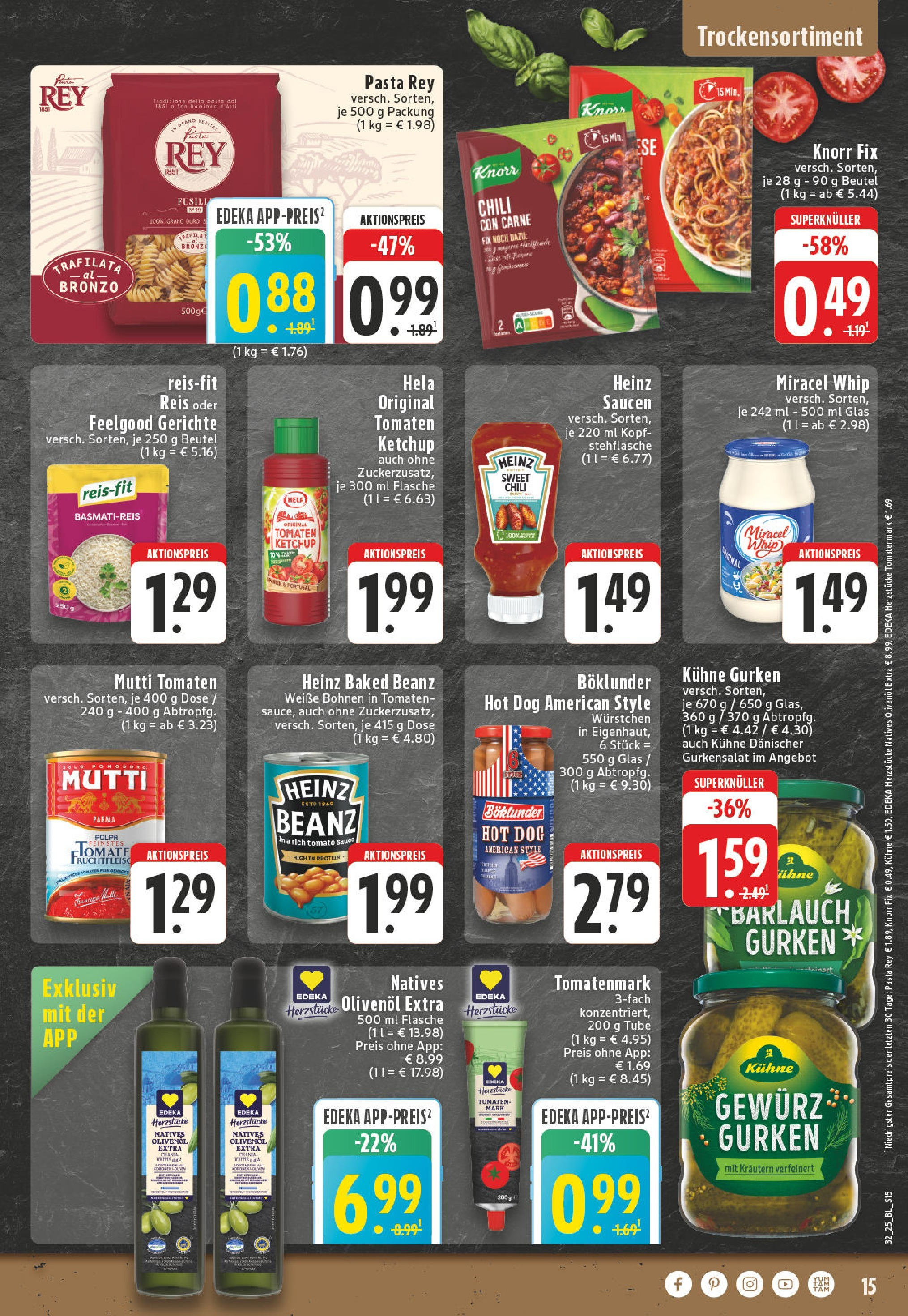 Edeka prospekt Leverkusen	 (ab 03.08.2025) » Angebote Online | Seite: 15