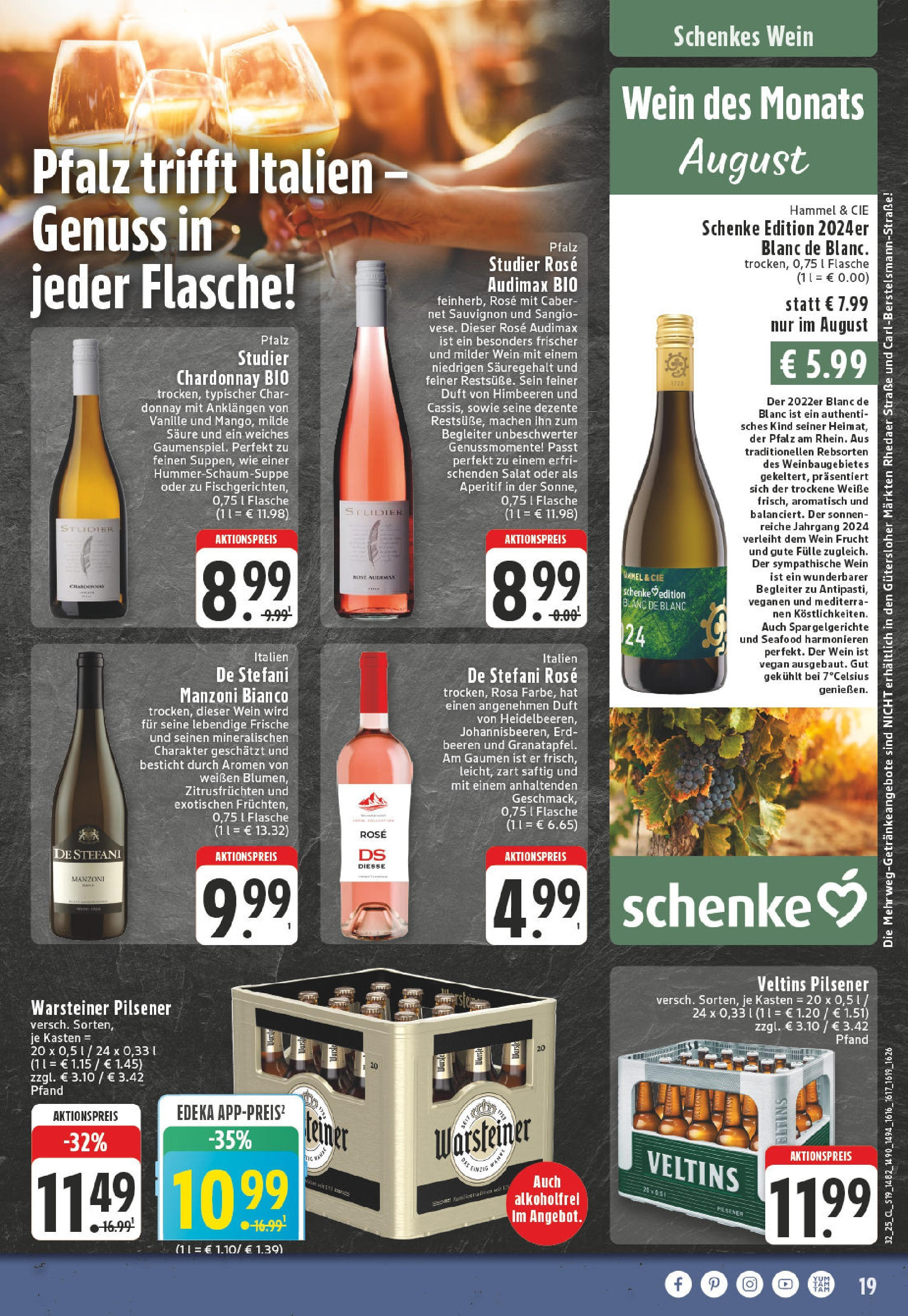 Edeka prospekt Harsewinkel	 (ab 03.08.2025) » Angebote Online | Seite: 19