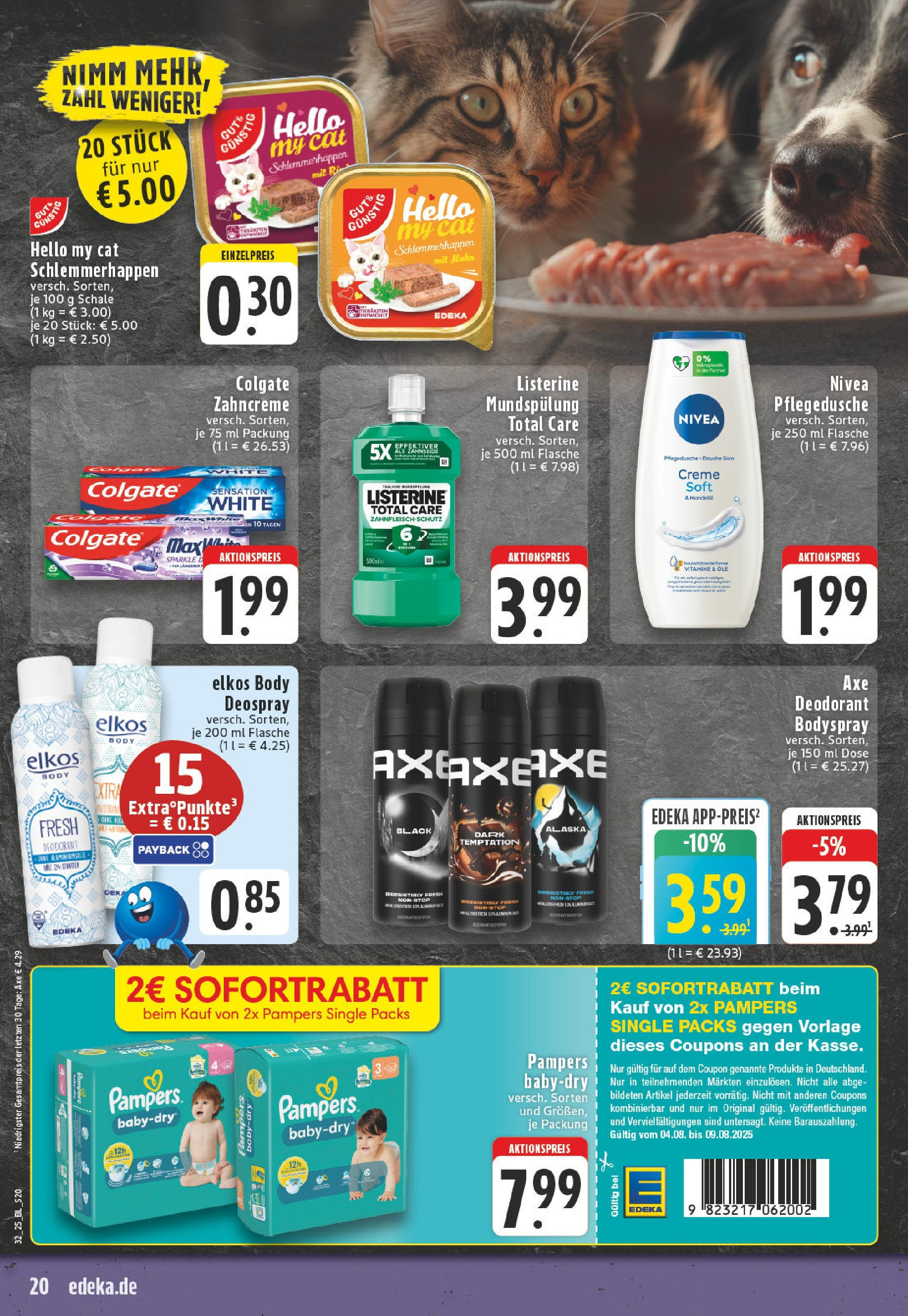 Edeka prospekt Leverkusen	 (ab 03.08.2025) » Angebote Online | Seite: 20