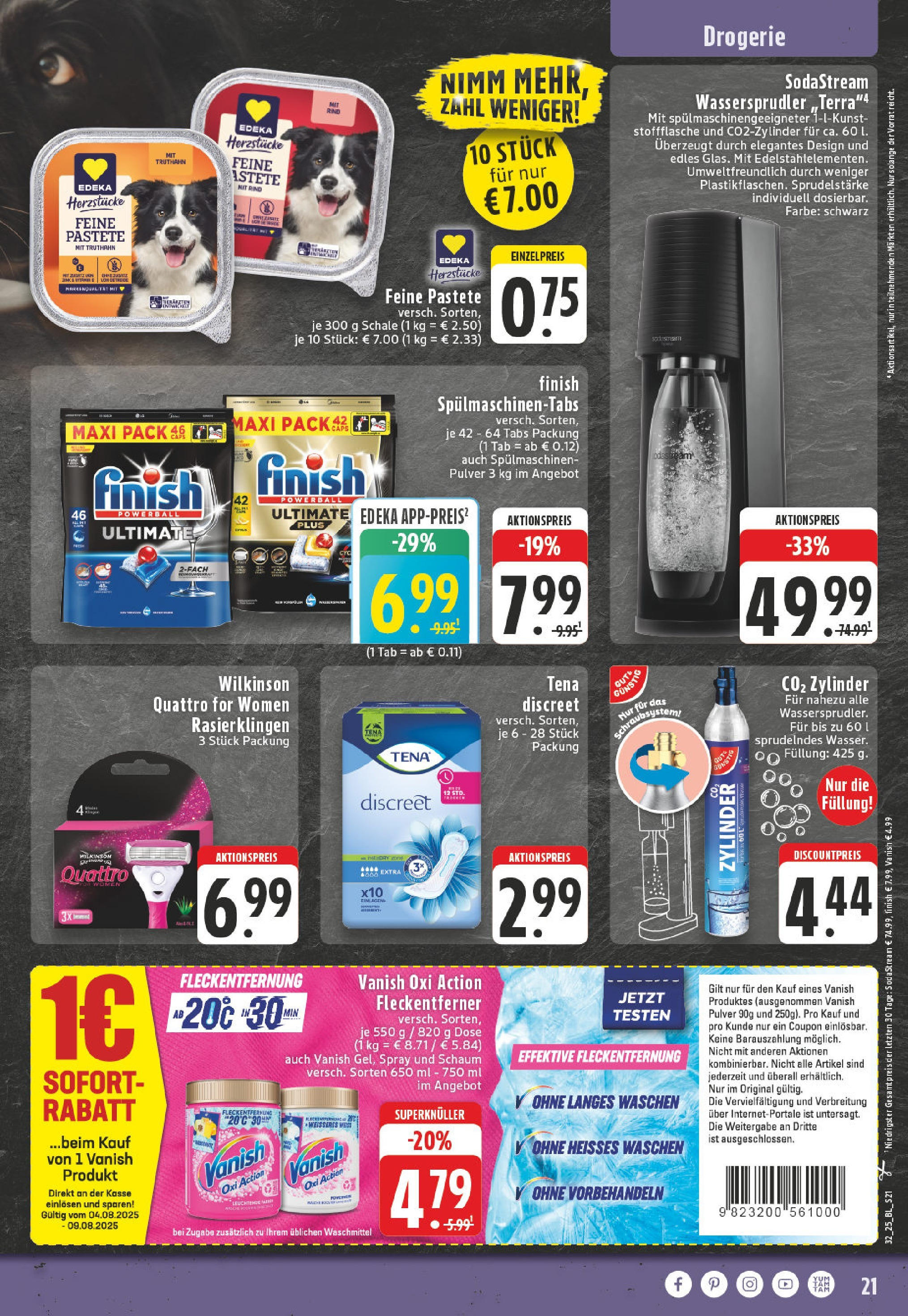 Edeka prospekt Leverkusen	 (ab 03.08.2025) » Angebote Online | Seite: 21