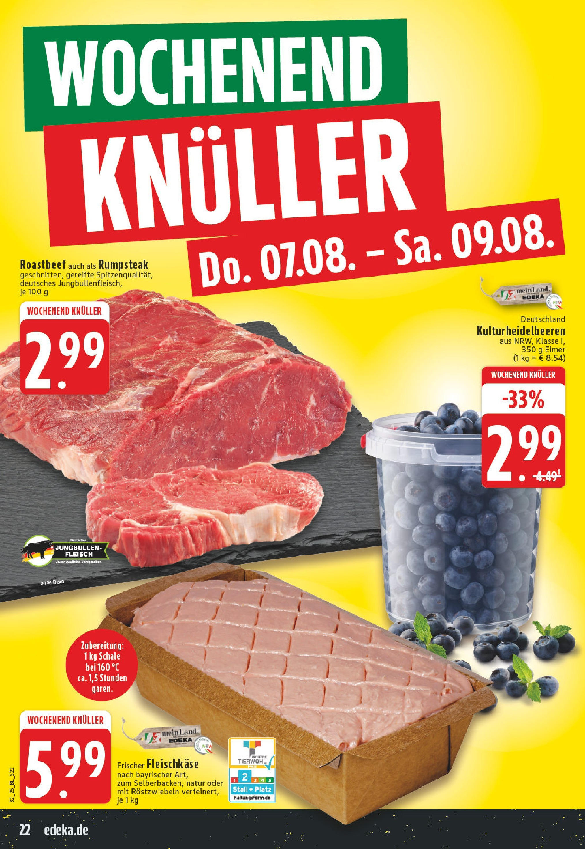 Edeka prospekt Leverkusen	 (ab 03.08.2025) » Angebote Online | Seite: 22