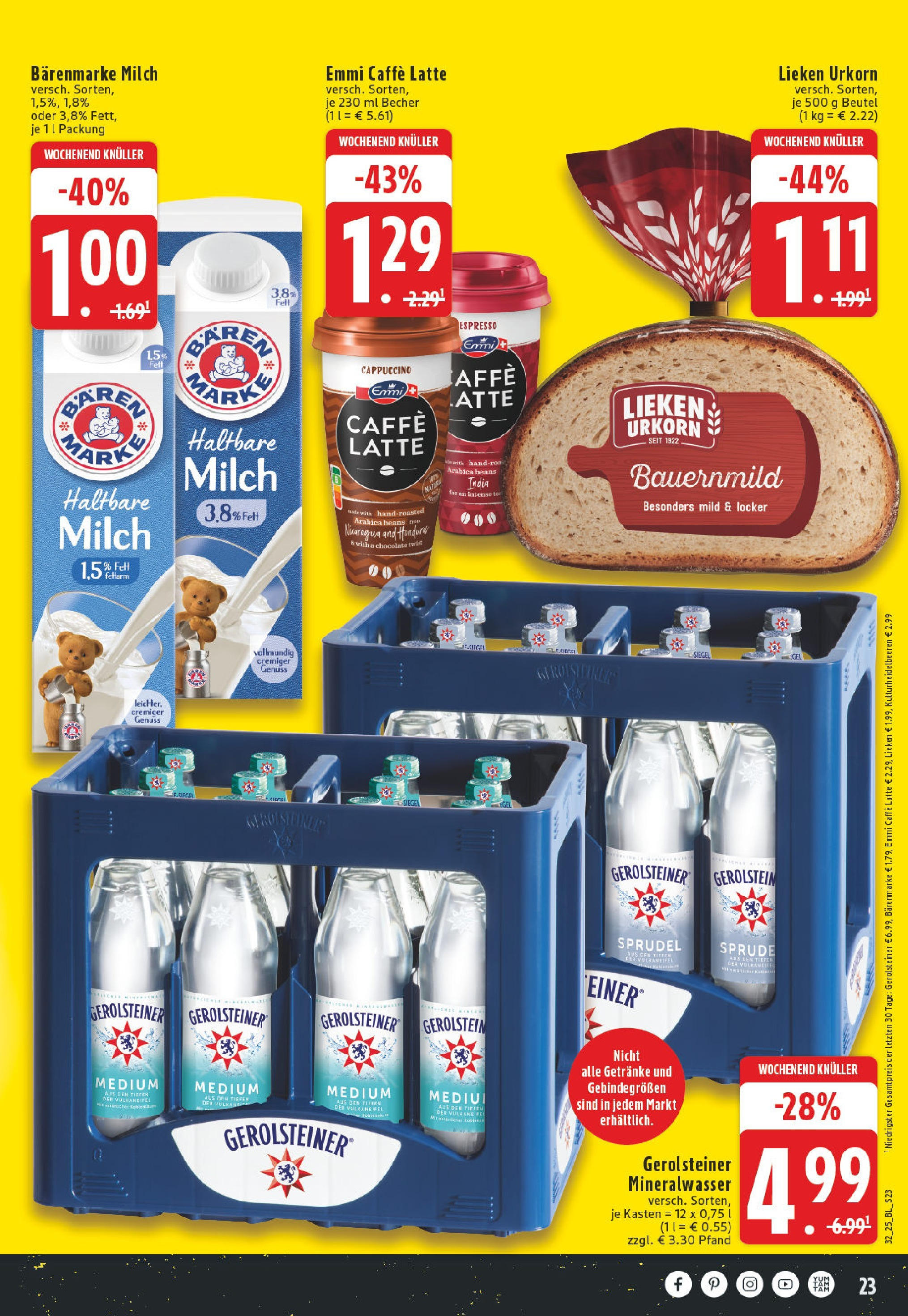 Edeka prospekt Leverkusen	 (ab 03.08.2025) » Angebote Online | Seite: 23