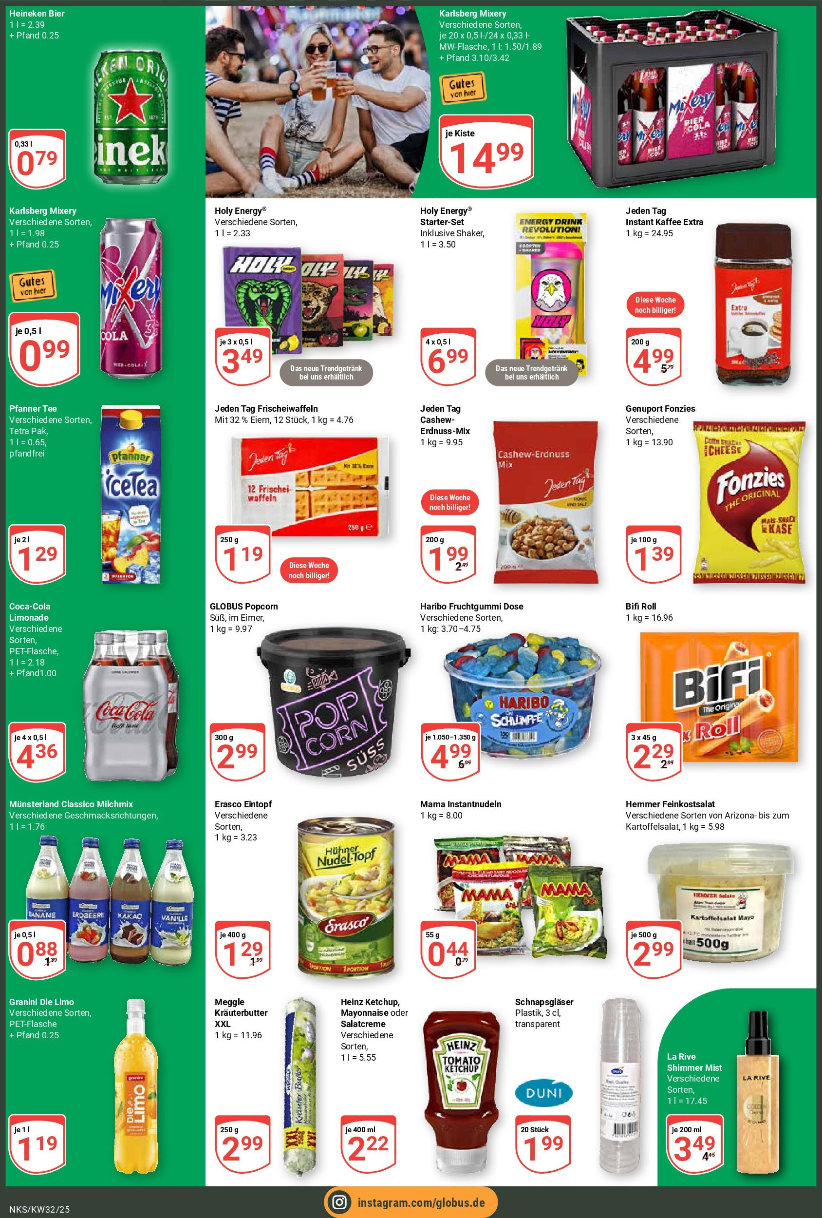 Globus prospekt Neunkirchen	 (ab 03.08.2025) » Angebote online | Seite: 2 | Produkte: Cola, Bier, Mayonnaise, Granini