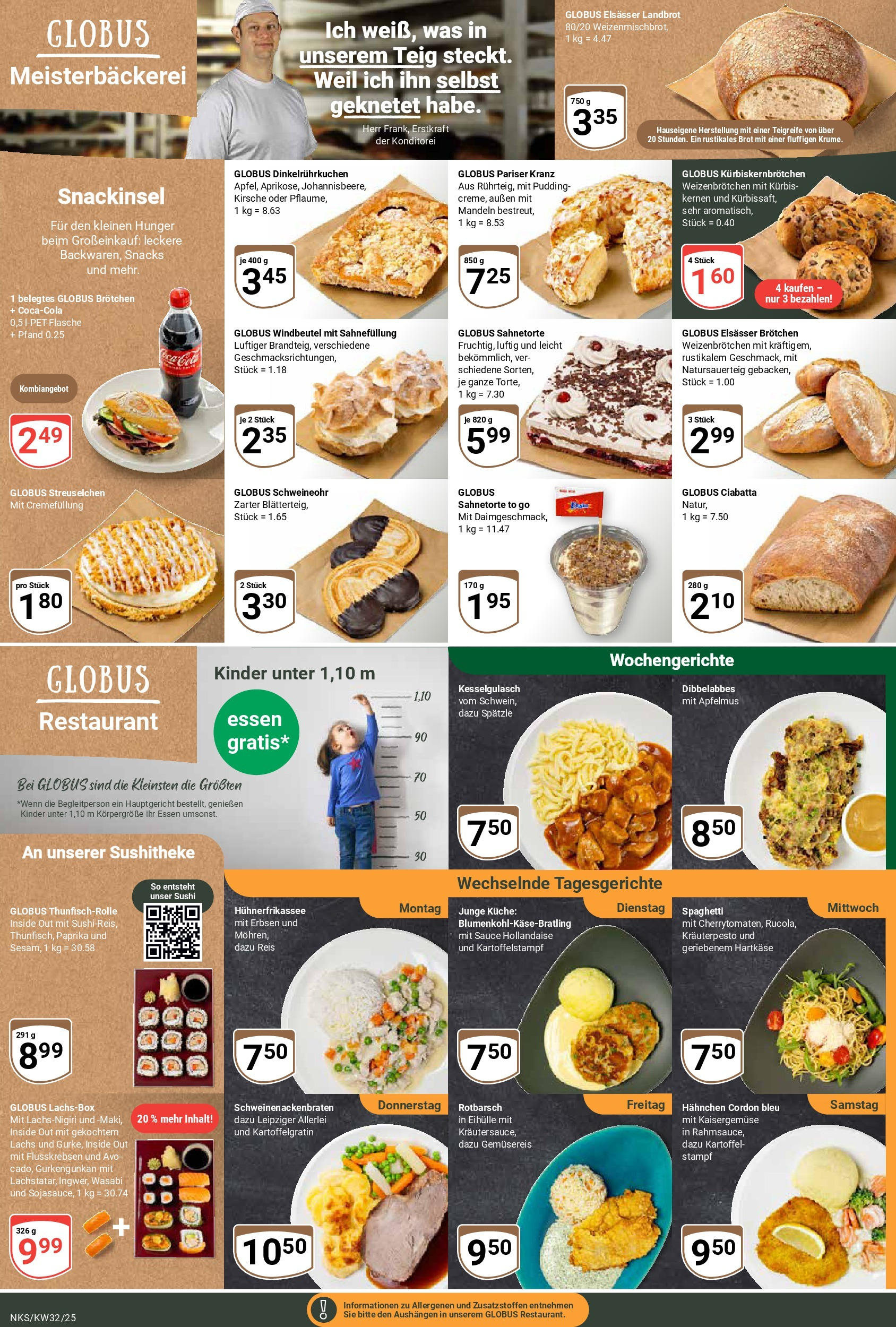 Globus prospekt Neunkirchen	 (ab 03.08.2025) » Angebote online | Seite: 10 | Produkte: Küche, Mandeln, Paprika, Erbsen