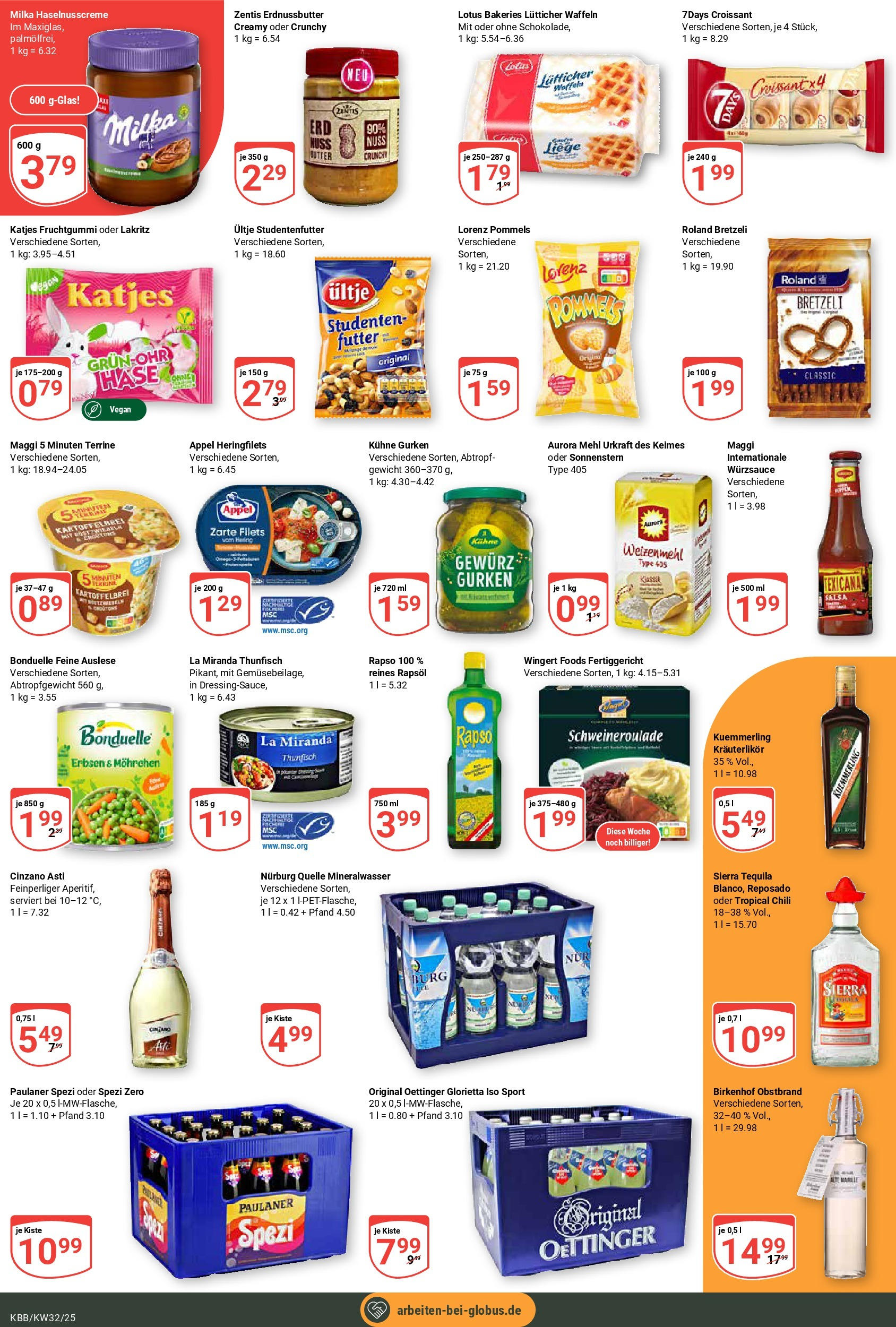 Globus prospekt Koblenz-Bubenheim	 (ab 03.08.2025) » Angebote online | Seite: 4 | Produkte: Mehl, Maggi, Katjes, Croissant