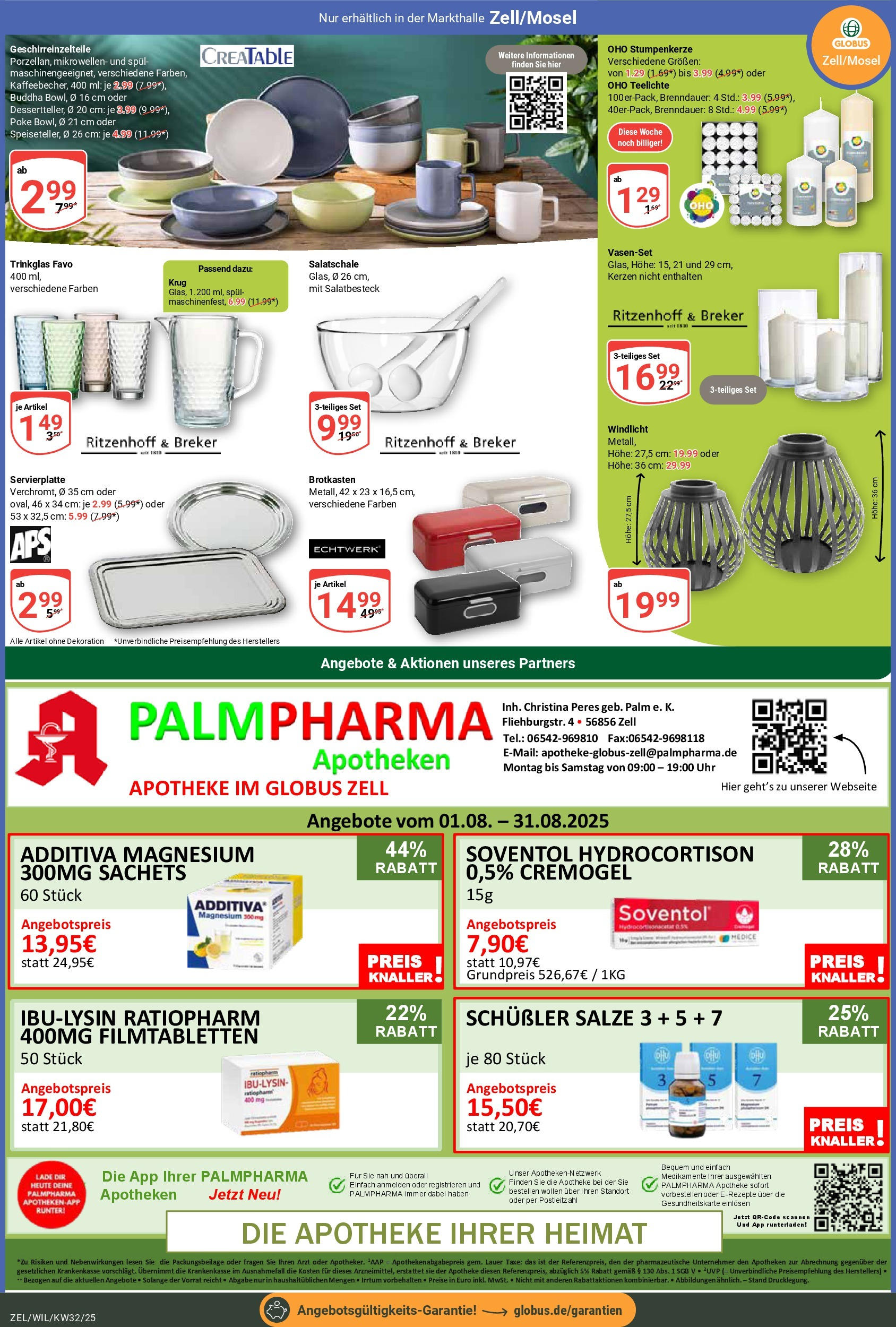 Globus prospekt Wittlich	 (ab 03.08.2025) » Angebote online | Seite: 20 | Produkte: Uhr