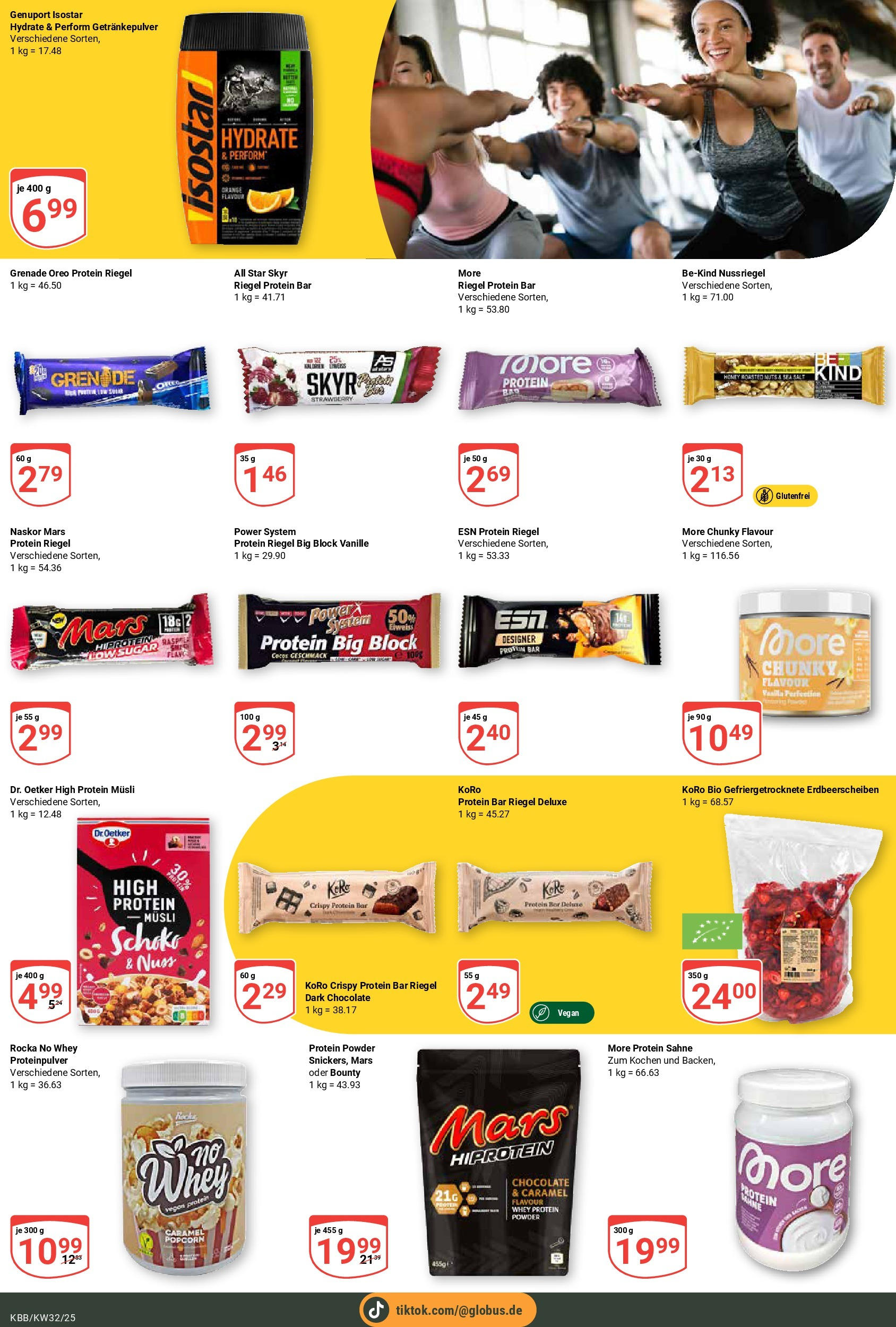 Globus prospekt Koblenz-Bubenheim	 (ab 03.08.2025) » Angebote online | Seite: 20 | Produkte: Musli, Mars, Skyr, Sahne