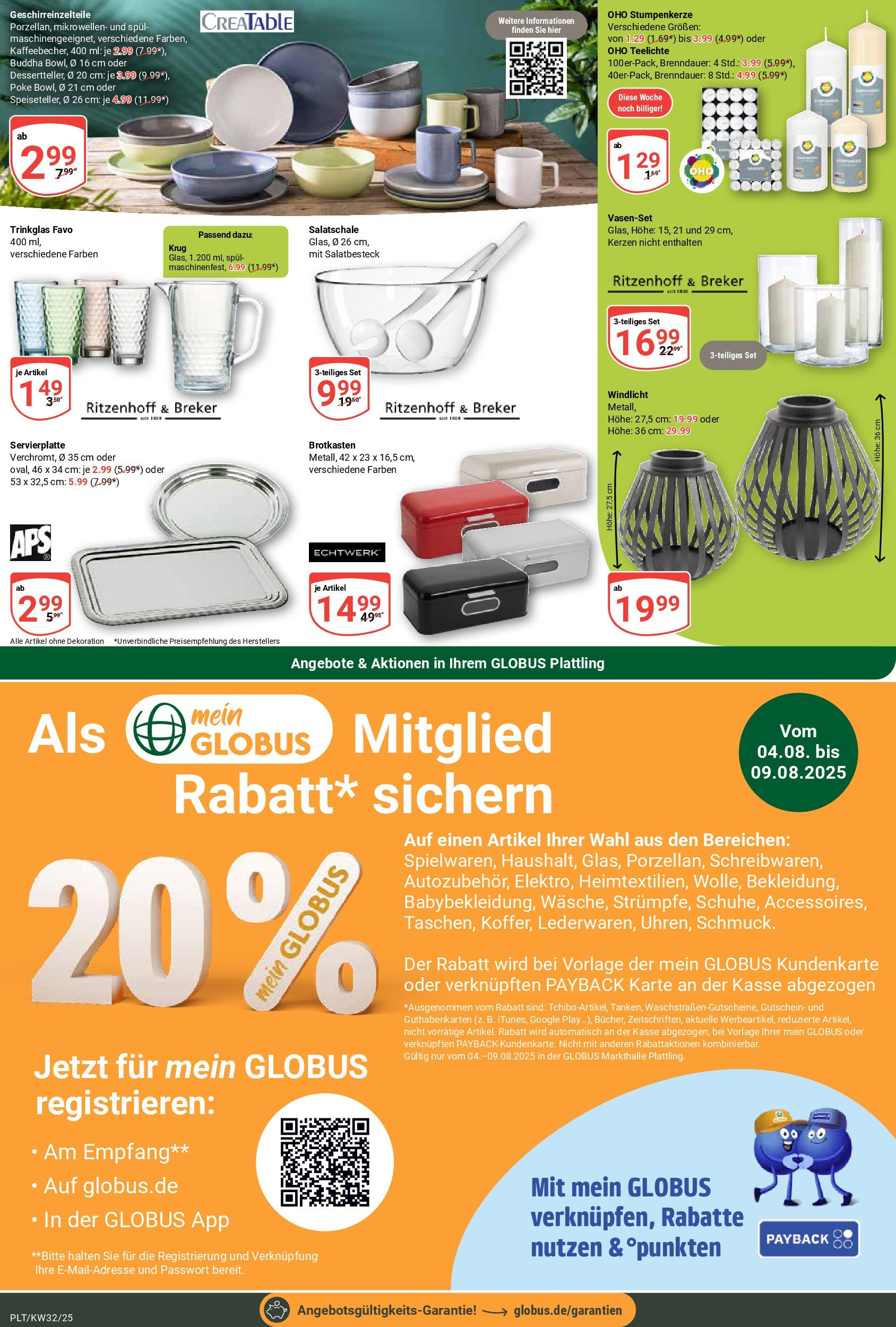 Globus prospekt Plattling (ab 03.08.2025) » Angebote ab Montag | Seite: 23 Globus prospekt Plattling (ab 03.08.2025) » Angebote online | Seite: 23