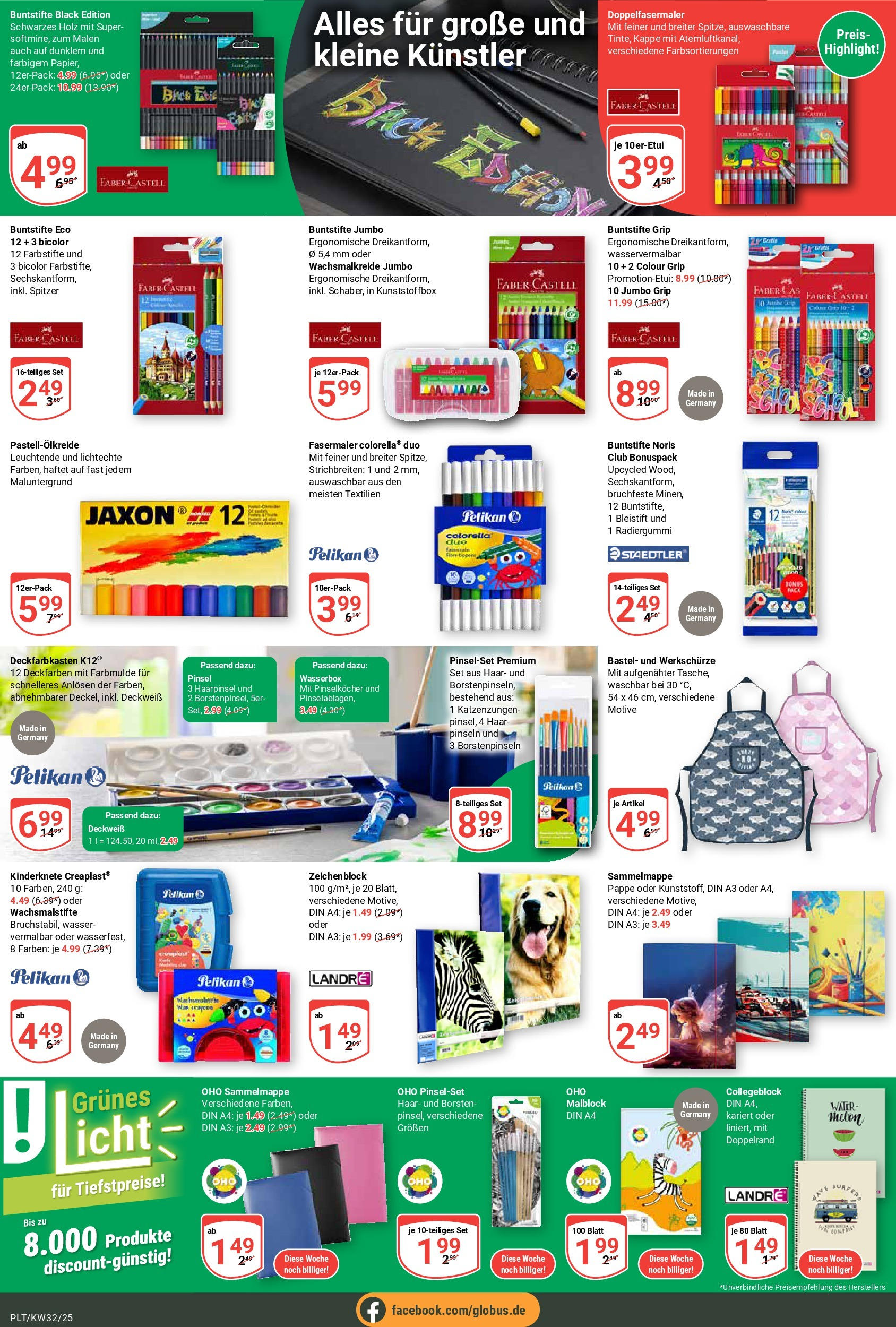 Globus prospekt Plattling (ab 03.08.2025) » Angebote ab Montag | Seite: 24 | Produkte: Pinsel, Wasser, Kappe Globus prospekt Plattling (ab 03.08.2025) » Angebote online | Seite: 24 | Produkte: Pinsel, Wasser, Kappe