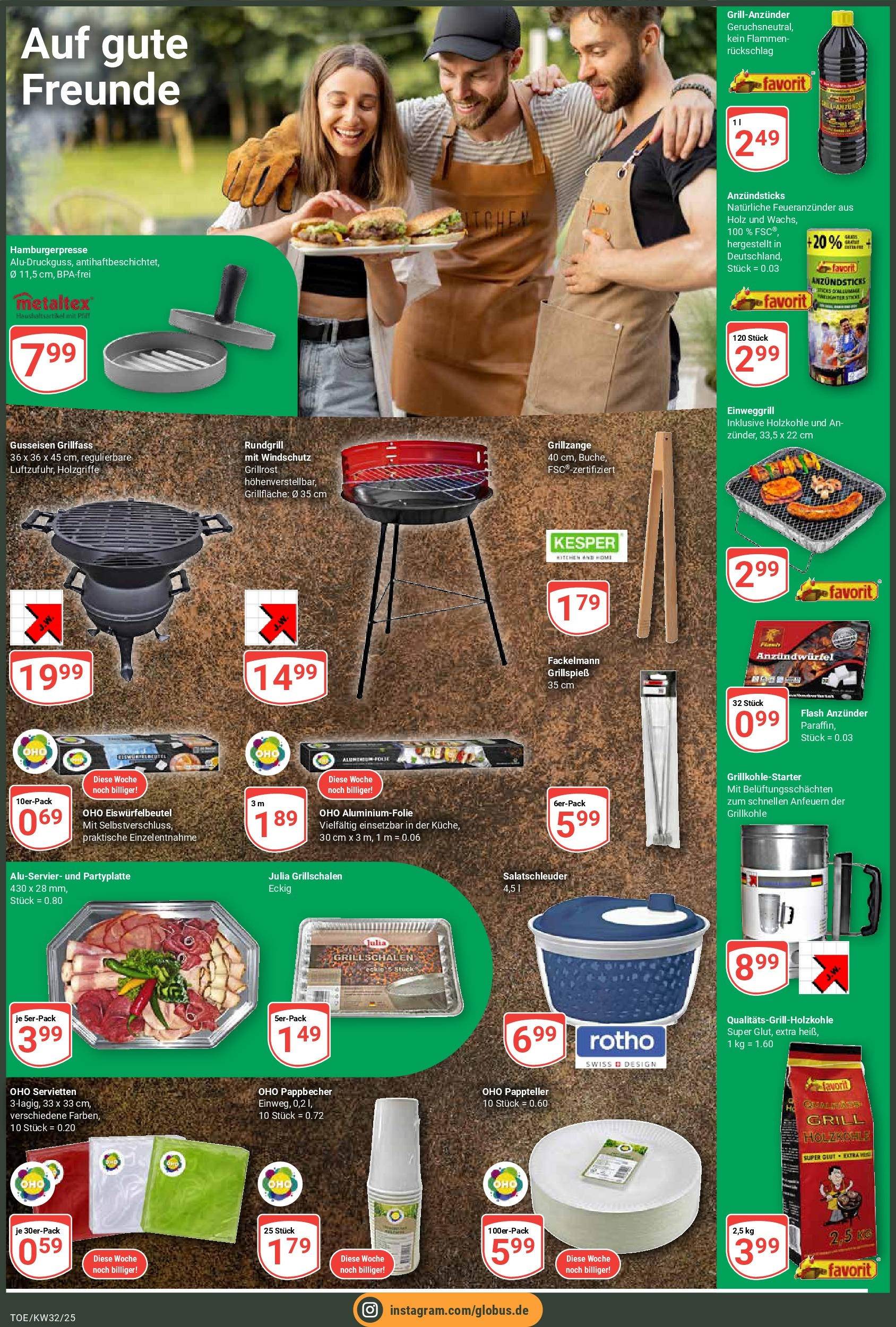 Globus prospekt Tönisvorst (ab 03.08.2025) » Angebote ab Montag | Seite: 4 | Produkte: Grill Globus prospekt Tönisvorst (ab 03.08.2025) » Angebote online | Seite: 4 | Produkte: Grill