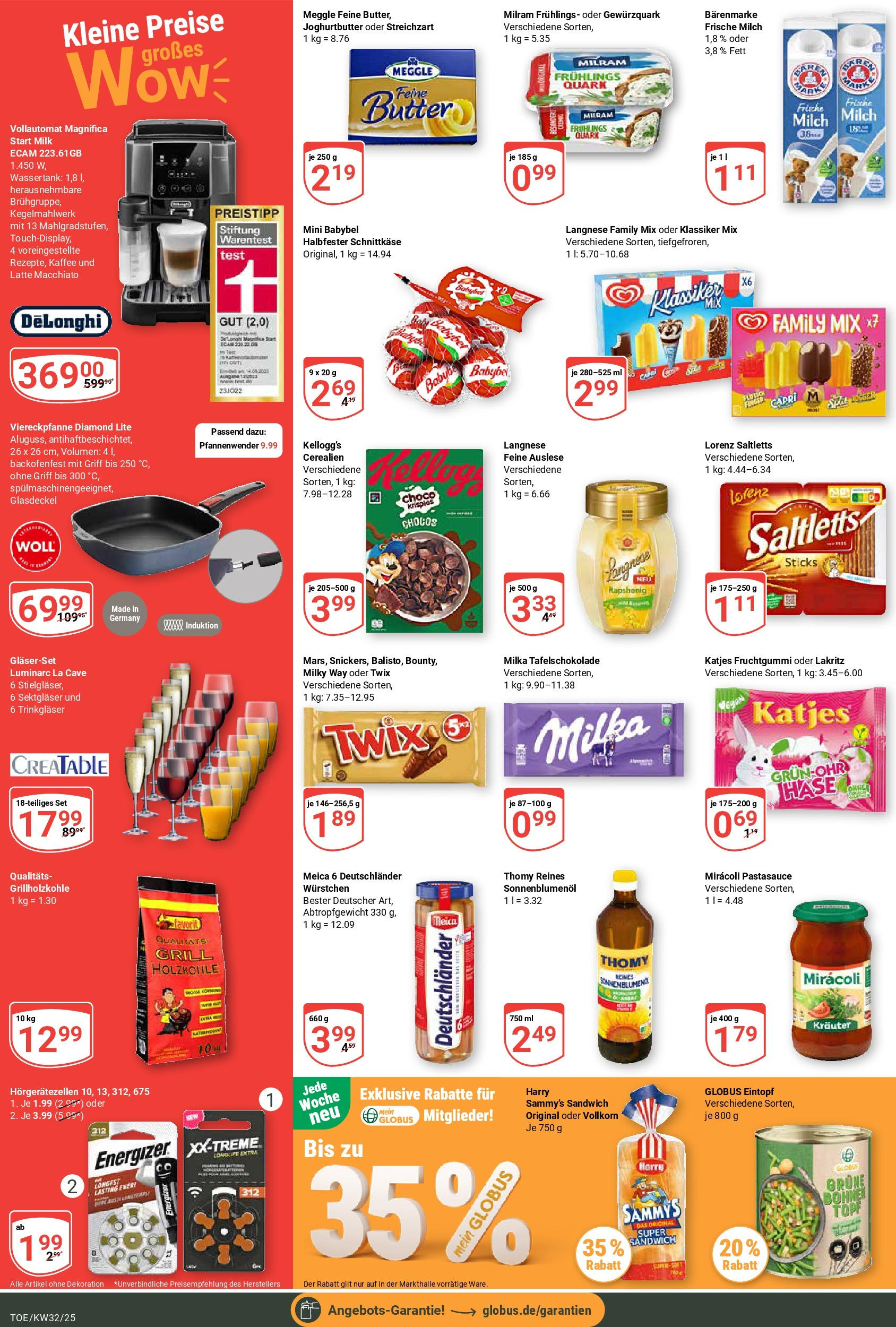 Globus prospekt Tönisvorst (ab 03.08.2025) » Angebote ab Montag | Seite: 6 | Produkte: Milch, Milka, Meica, Twix Globus prospekt Tönisvorst (ab 03.08.2025) » Angebote online | Seite: 6 | Produkte: Milch, Milka, Meica, Twix
