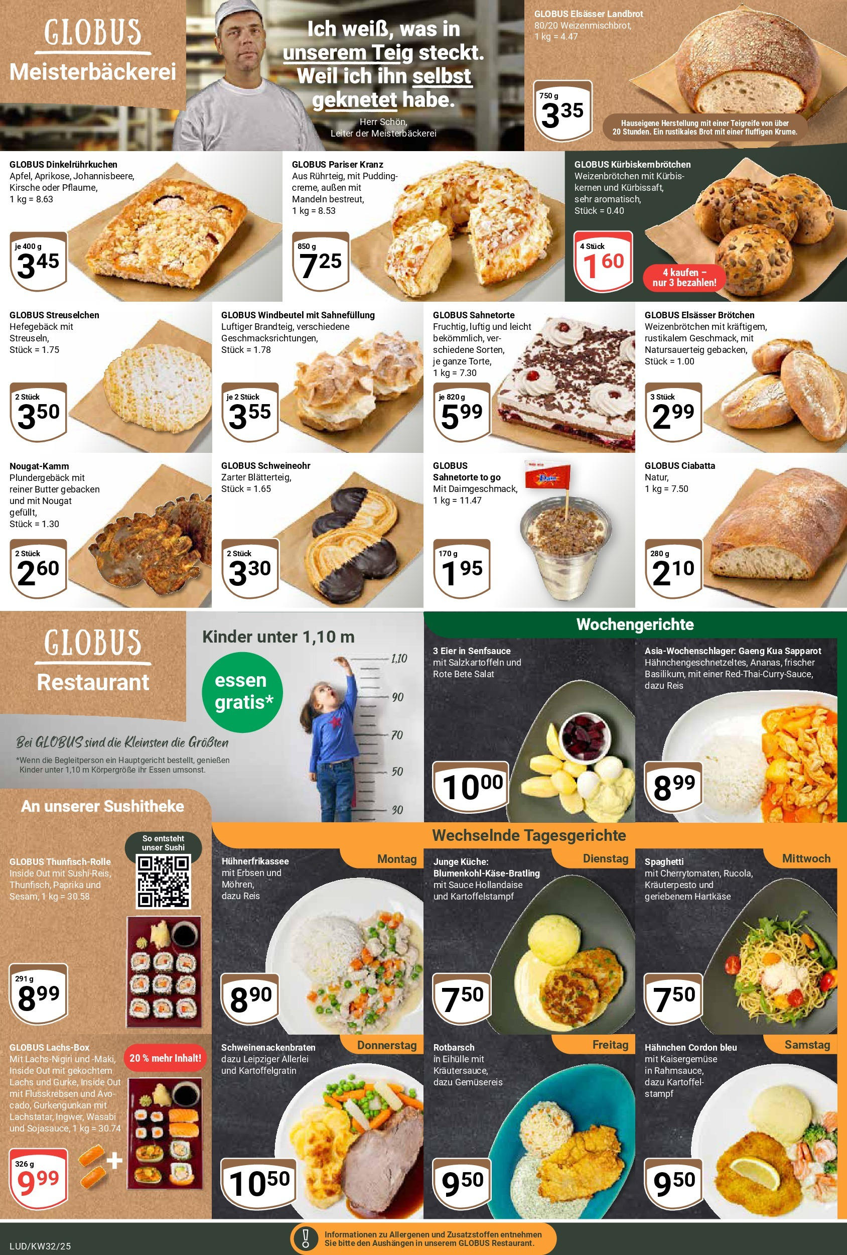 Globus prospekt Ludwigshafen-Oggersheim (ab 03.08.2025) » Angebote ab Montag | Seite: 5 | Produkte: Küche, Lachs, Brot, Erbsen Globus prospekt Ludwigshafen-Oggersheim (ab 03.08.2025) » Angebote online | Seite: 5 | Produkte: Küche, Lachs, Brot, Erbsen