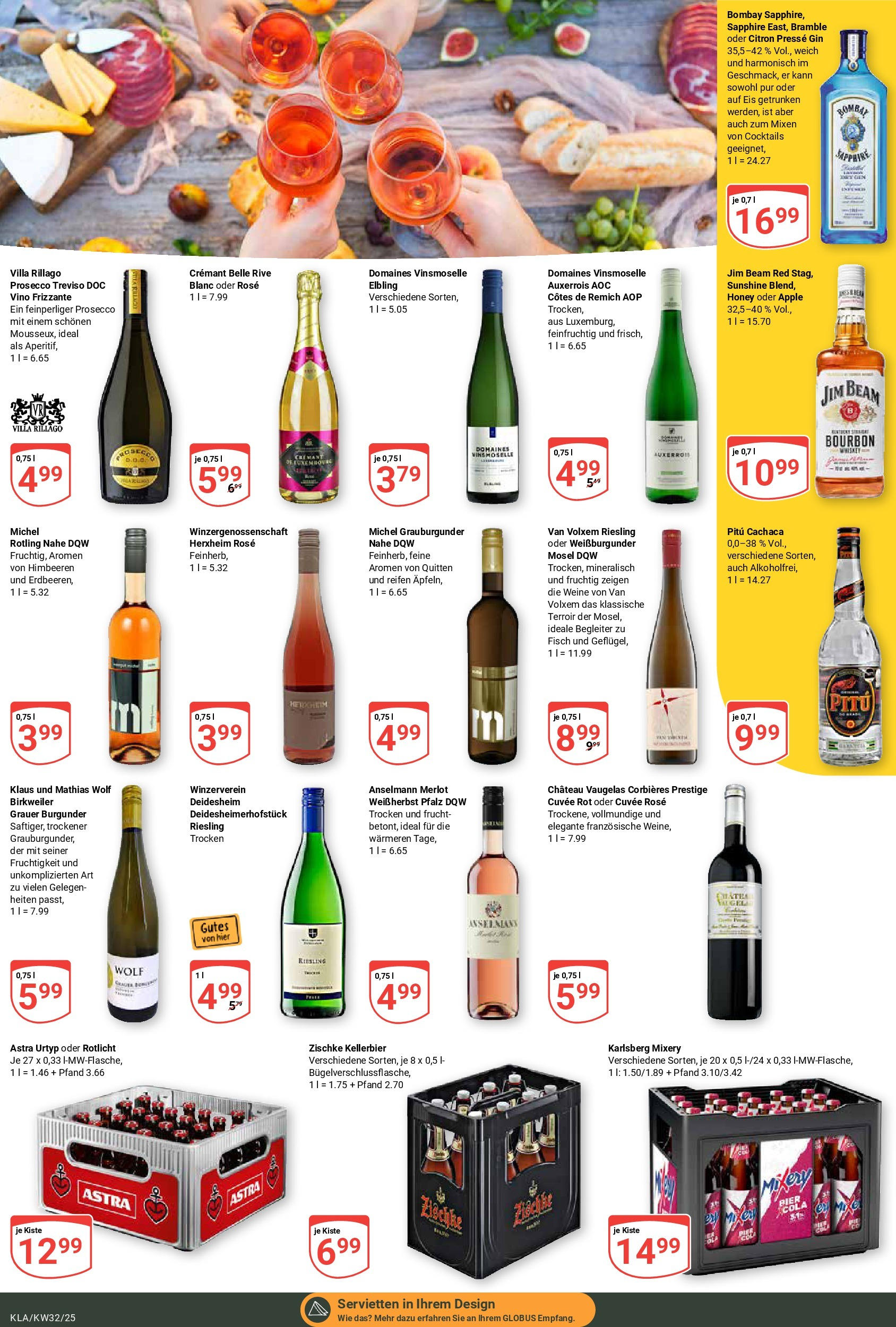 Globus prospekt Kaiserslautern	 (ab 03.08.2025) » Angebote online | Seite: 20 | Produkte: Jim beam, Fisch, Mixery, Eis