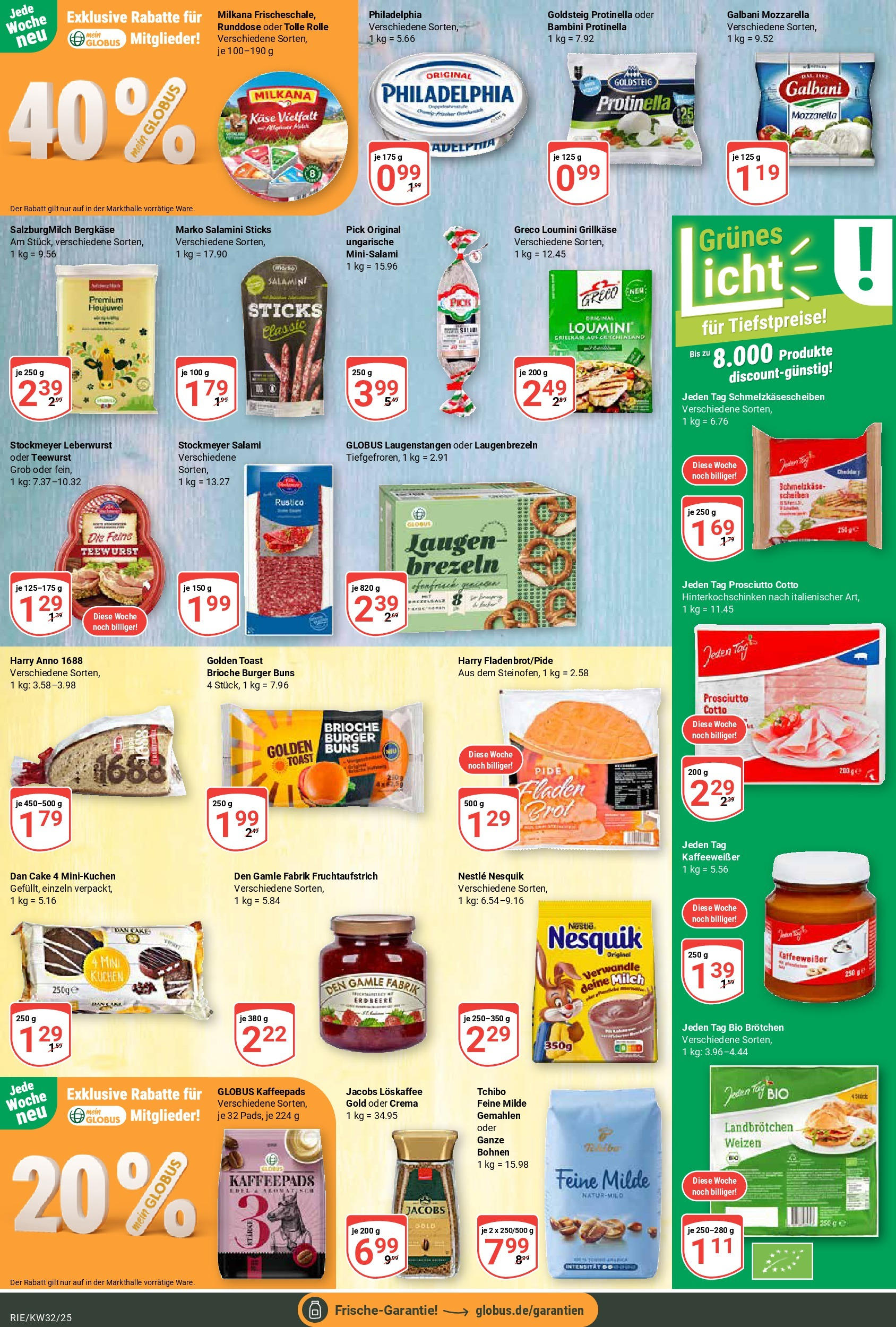 Globus prospekt Bochum-Riemke (ab 03.08.2025) » Angebote ab Montag | Seite: 13 | Produkte: Nesquik, Milch, Milkana, Philadelphia Globus prospekt Bochum-Riemke (ab 03.08.2025) » Angebote online | Seite: 13 | Produkte: Nesquik, Milch, Milkana, Philadelphia