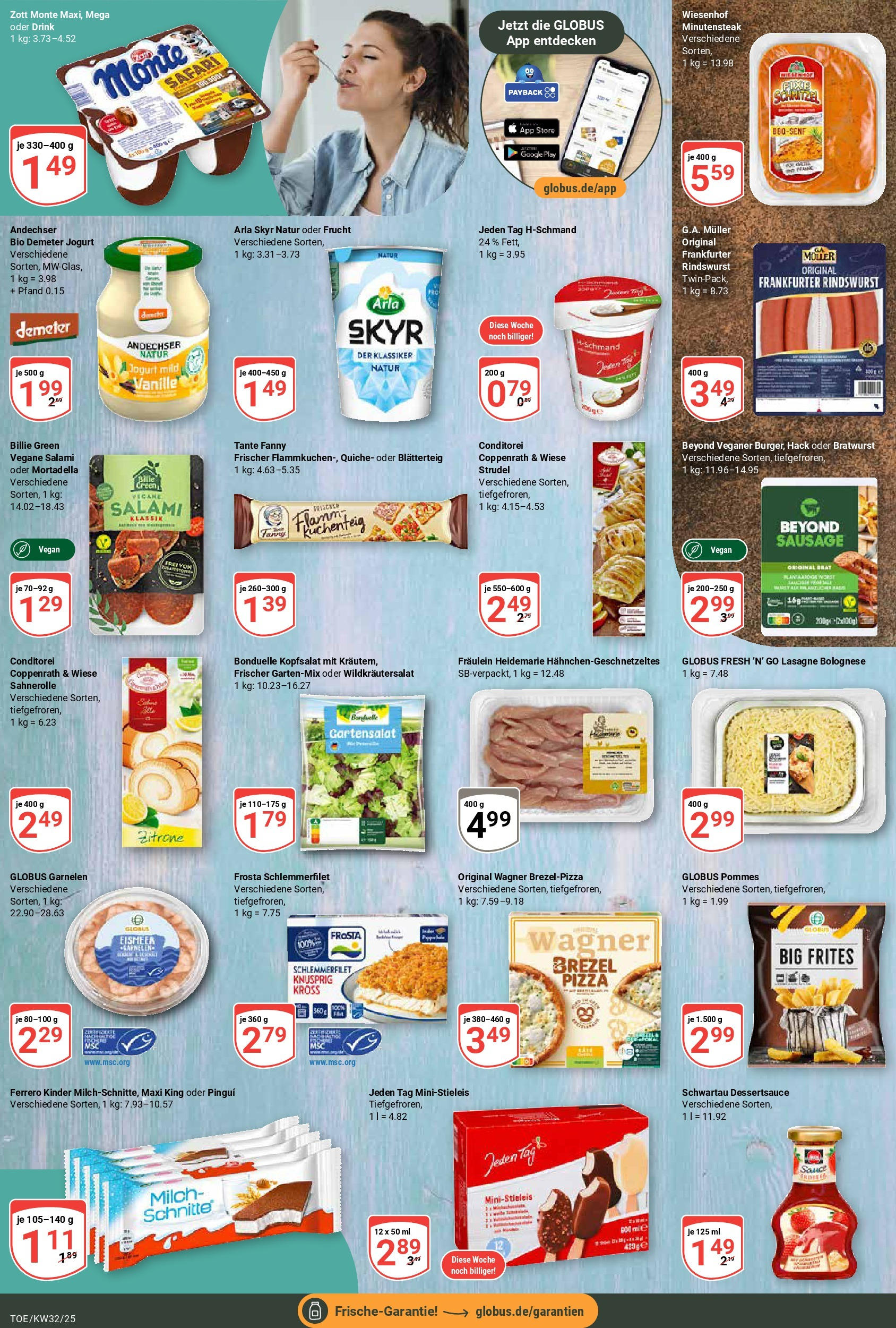 Globus prospekt Tönisvorst (ab 03.08.2025) » Angebote ab Montag | Seite: 12 | Produkte: Schnitzel, Frosta, Skyr, Zitrone Globus prospekt Tönisvorst (ab 03.08.2025) » Angebote online | Seite: 12 | Produkte: Schnitzel, Frosta, Skyr, Zitrone