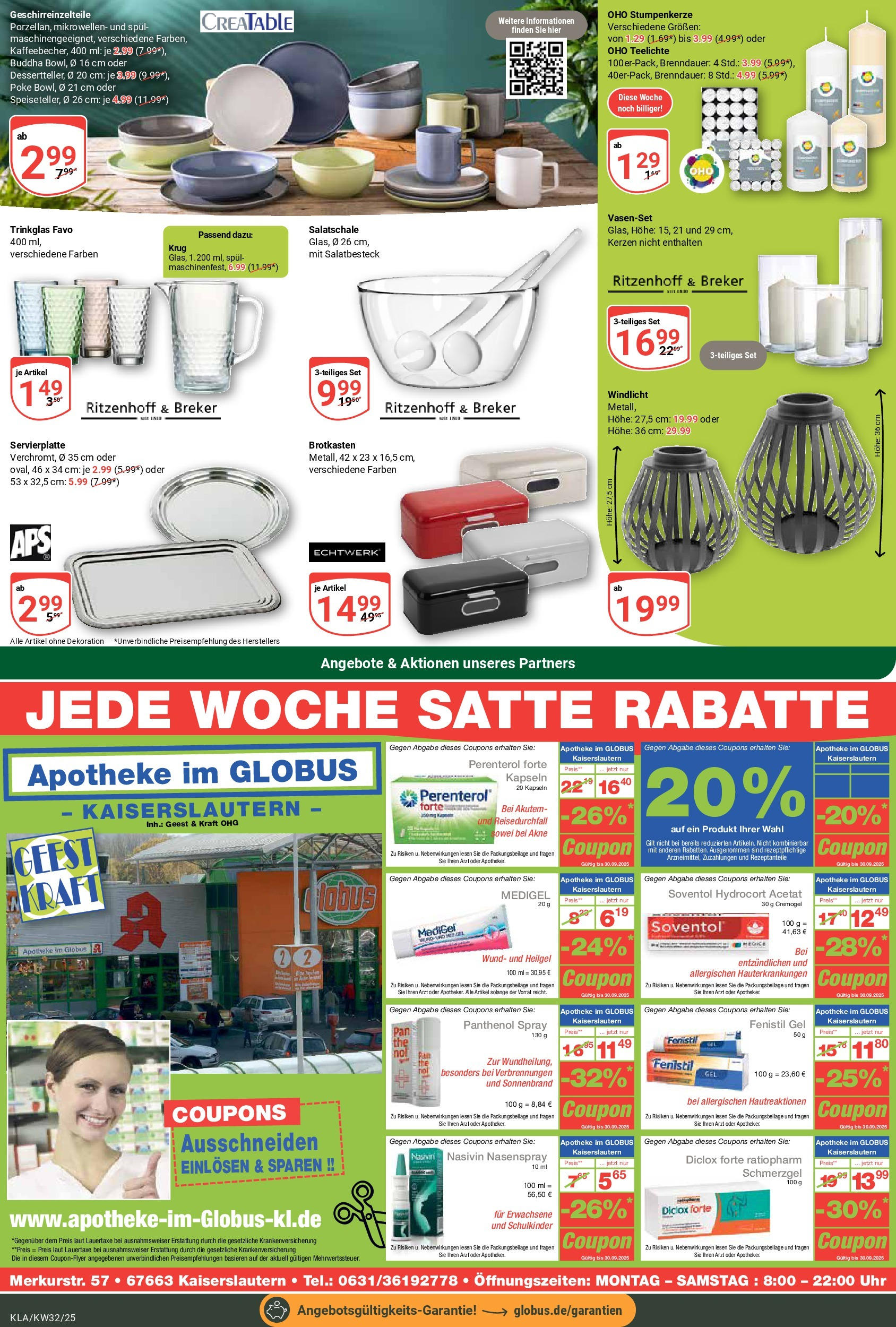 Globus prospekt Kaiserslautern	 (ab 03.08.2025) » Angebote online | Seite: 24 | Produkte: Uhr