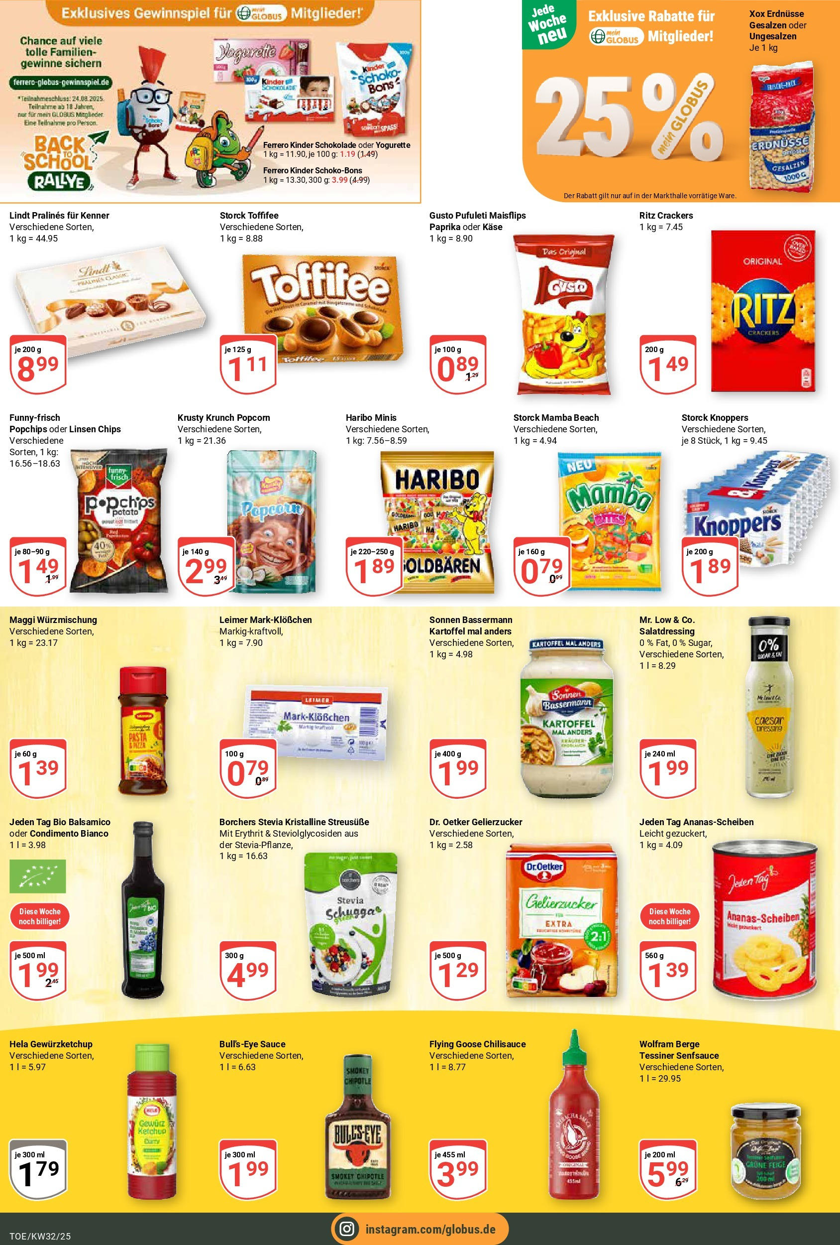 Globus prospekt Tönisvorst (ab 03.08.2025) » Angebote ab Montag | Seite: 14 | Produkte: Gelierzucker, Funny frisch, Dressing, Pasta Globus prospekt Tönisvorst (ab 03.08.2025) » Angebote online | Seite: 14 | Produkte: Gelierzucker, Funny frisch, Dressing, Pasta