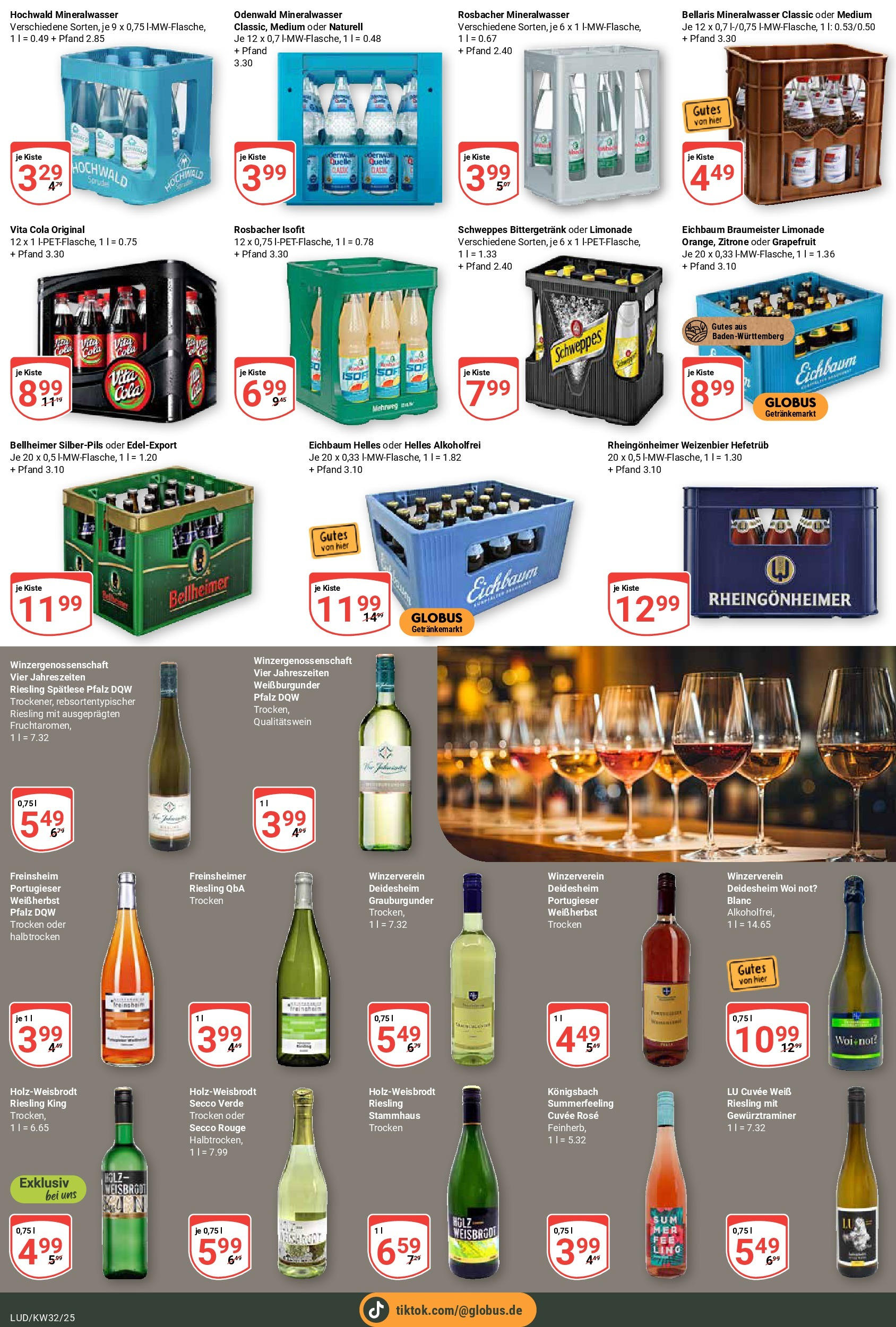 Globus prospekt Ludwigshafen-Oggersheim (ab 03.08.2025) » Angebote ab Montag | Seite: 22 | Produkte: Rouge, Grapefruit, Vita cola, Wein Globus prospekt Ludwigshafen-Oggersheim (ab 03.08.2025) » Angebote online | Seite: 22 | Produkte: Rouge, Grapefruit, Vita cola, Wein