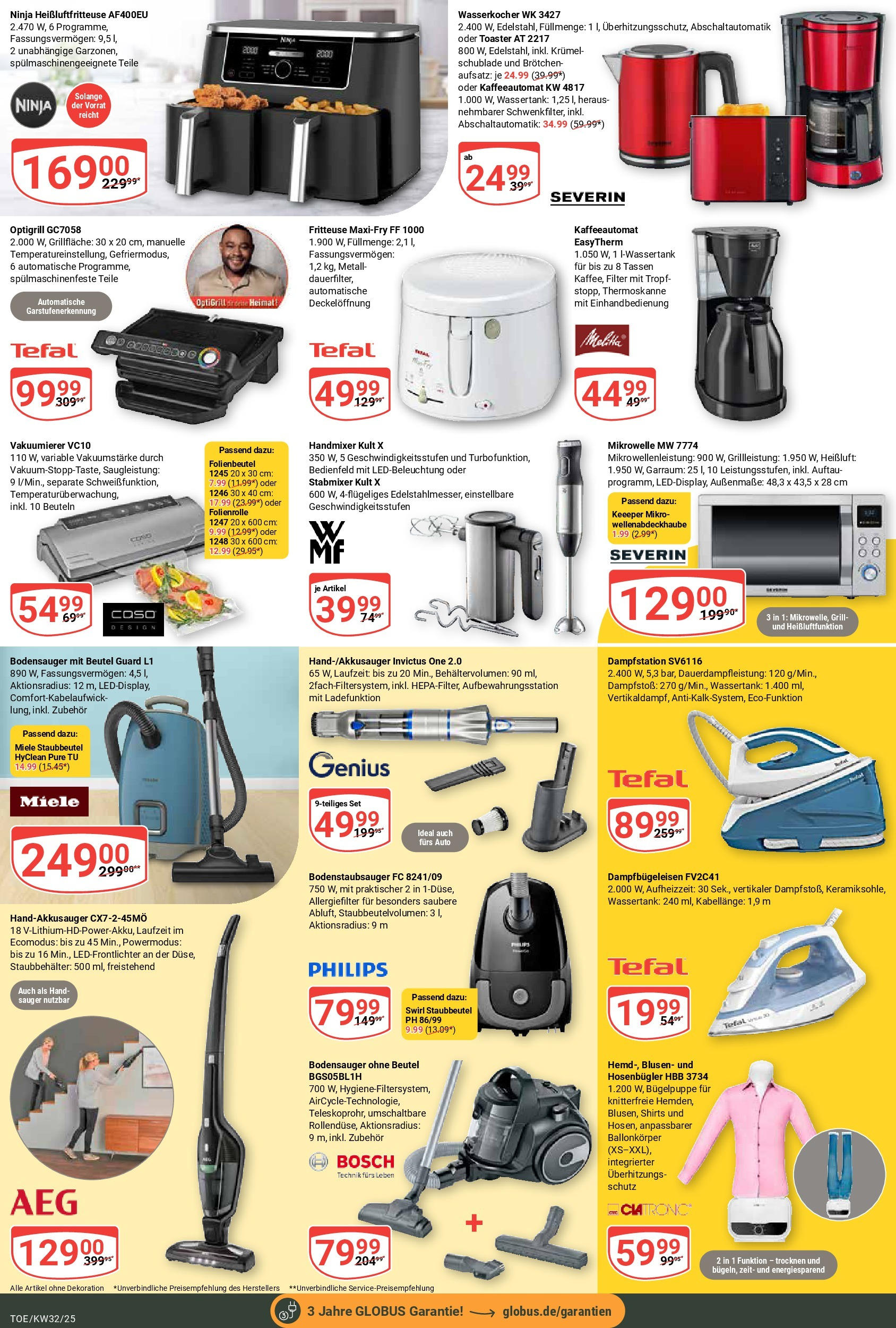 Globus prospekt Tönisvorst (ab 03.08.2025) » Angebote ab Montag | Seite: 26 | Produkte: Bosch, Toaster, Vakuumierer, Handmixer Globus prospekt Tönisvorst (ab 03.08.2025) » Angebote online | Seite: 26 | Produkte: Bosch, Toaster, Vakuumierer, Handmixer