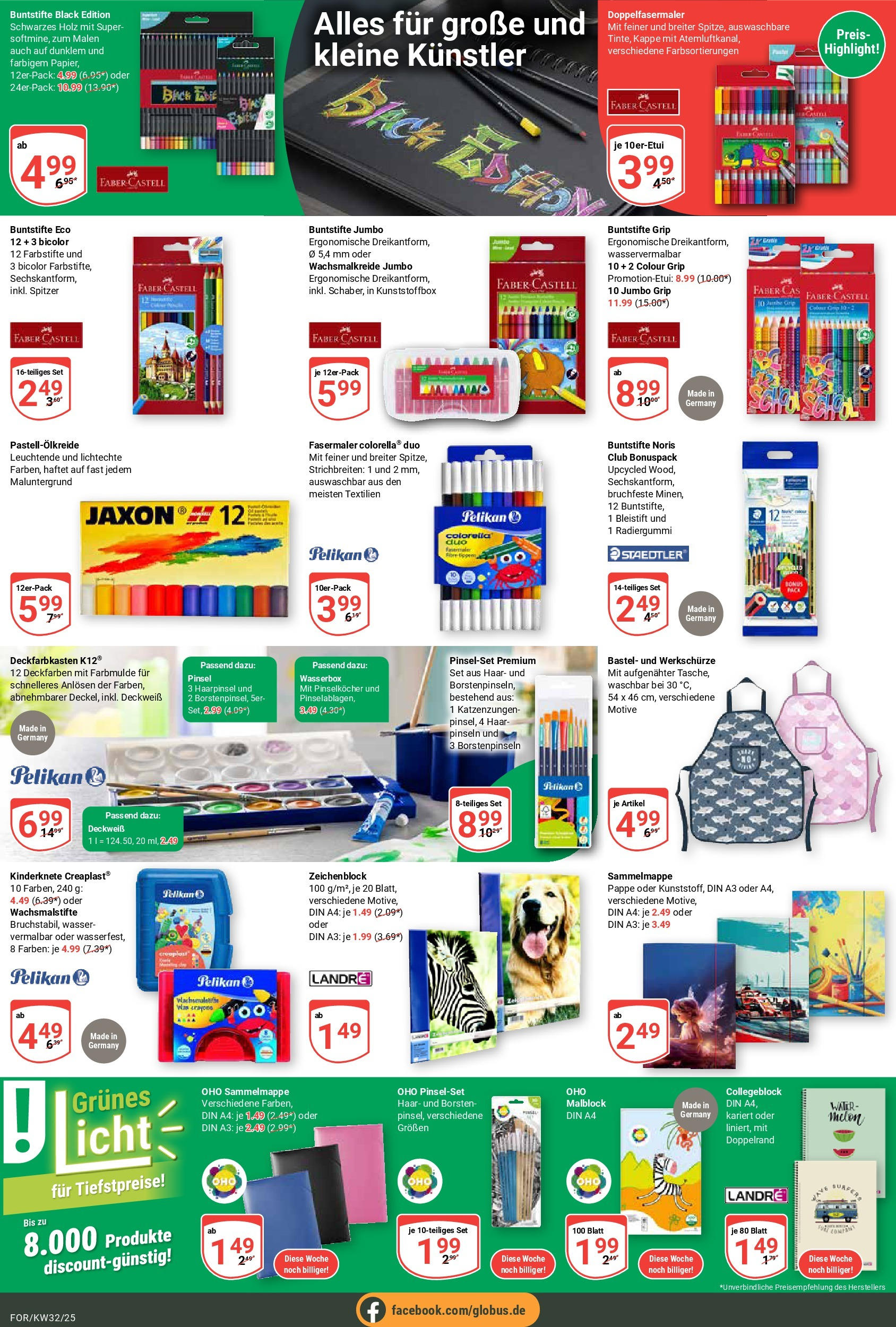 Globus prospekt Forchheim	 (ab 03.08.2025) » Angebote online | Seite: 25 | Produkte: Pinsel, Wasser, Kappe