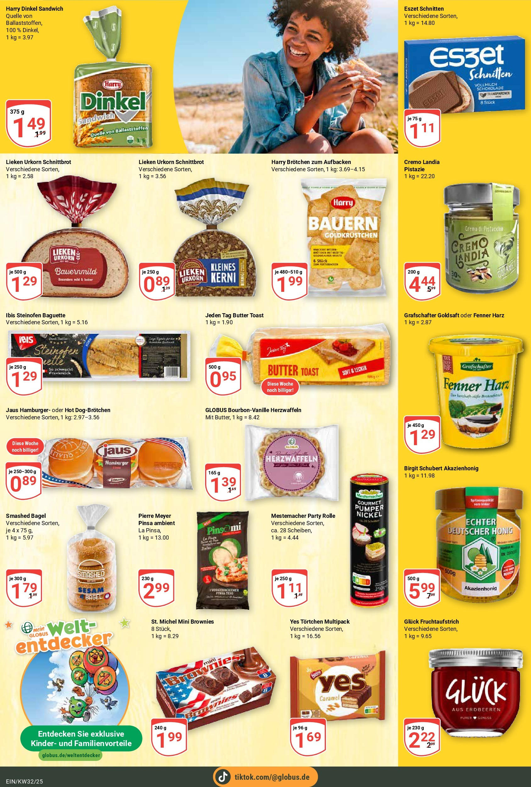 Globus prospekt Homburg-Einöd	 (ab 03.08.2025) » Angebote online | Seite: 17 | Produkte: Schokolade, Baguette, Saft, Erdbeeren