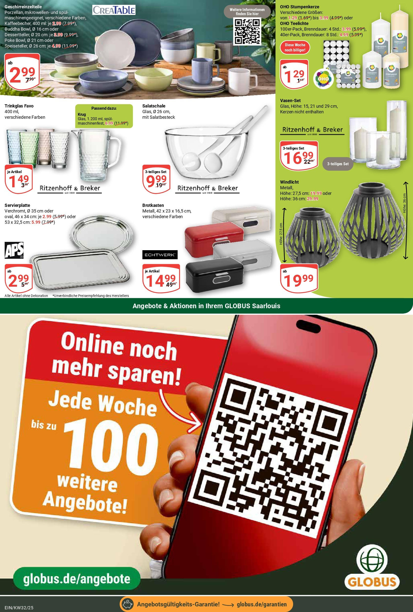 Globus prospekt Homburg-Einöd	 (ab 03.08.2025) » Angebote online | Seite: 28