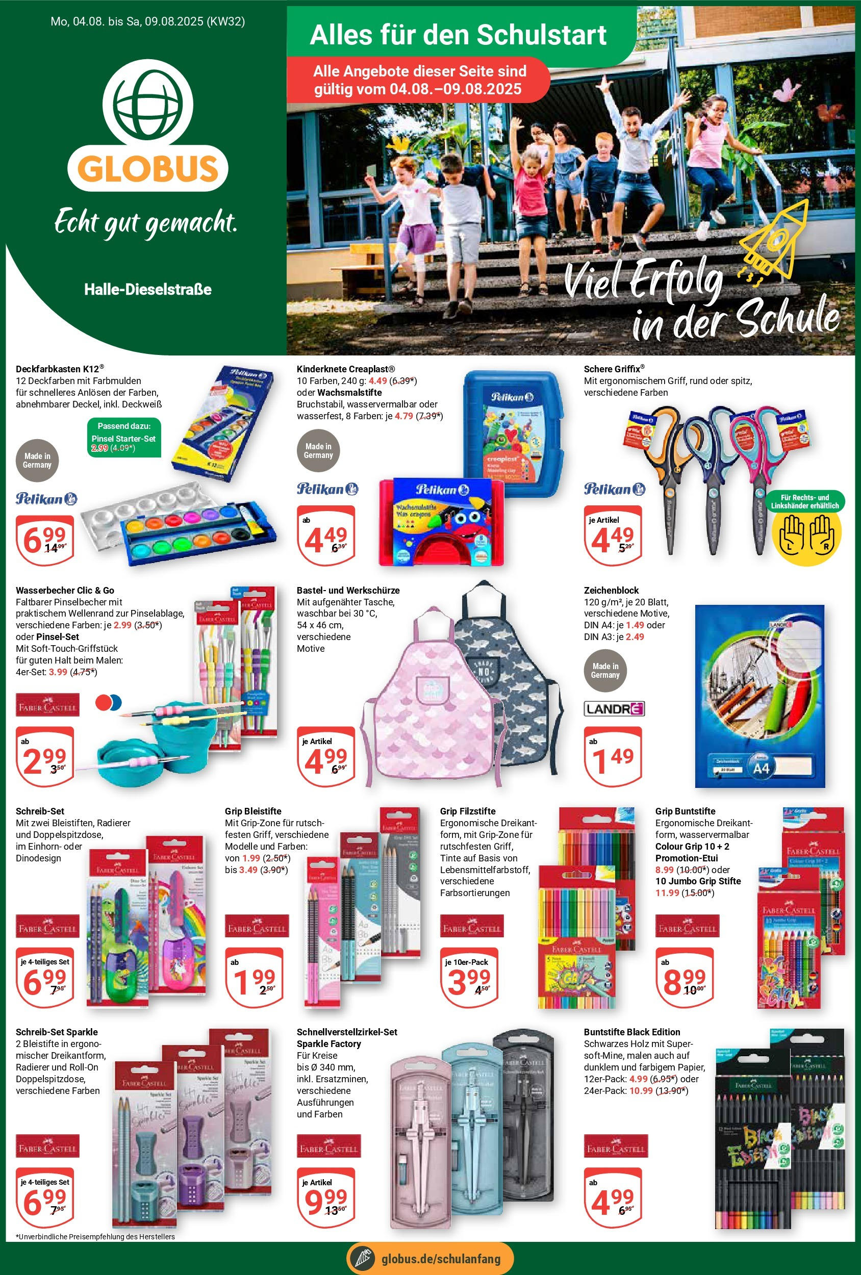 Globus prospekt Halle (saale)	 (ab 03.08.2025) » Angebote online | Seite: 1 | Produkte: Pinsel