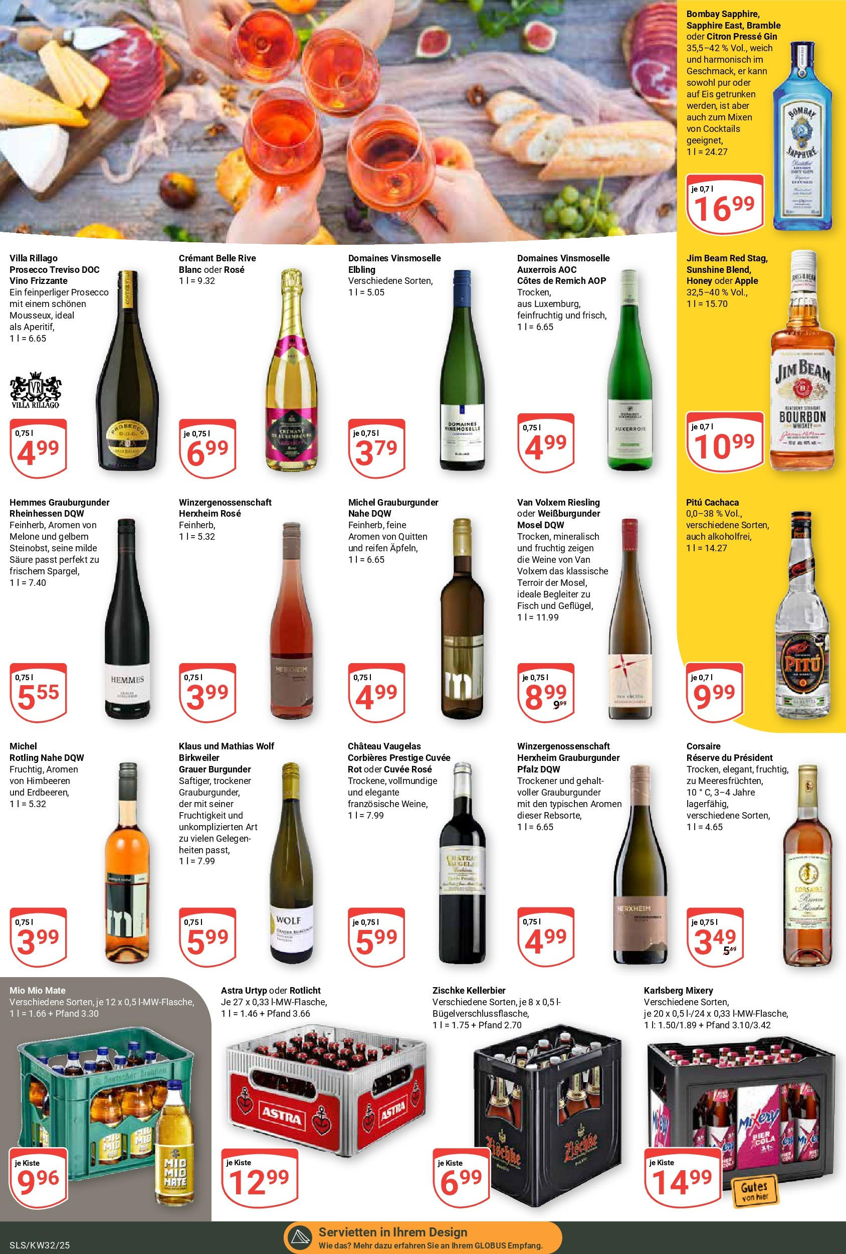 Globus prospekt Saarlouis	 (ab 03.08.2025) » Angebote online | Seite: 19 | Produkte: Himbeeren, Mio mio mate, Fisch, Mixery