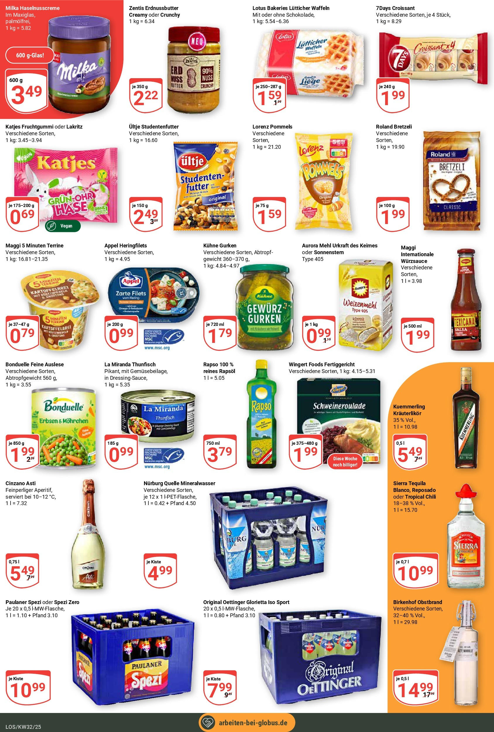 Globus prospekt Losheim Am See (ab 03.08.2025) » Angebote ab Montag | Seite: 4 | Produkte: Maggi, Paulaner spezi, Croissant, Erbsen Globus prospekt Losheim Am See (ab 03.08.2025) » Angebote online | Seite: 4 | Produkte: Maggi, Paulaner spezi, Croissant, Erbsen