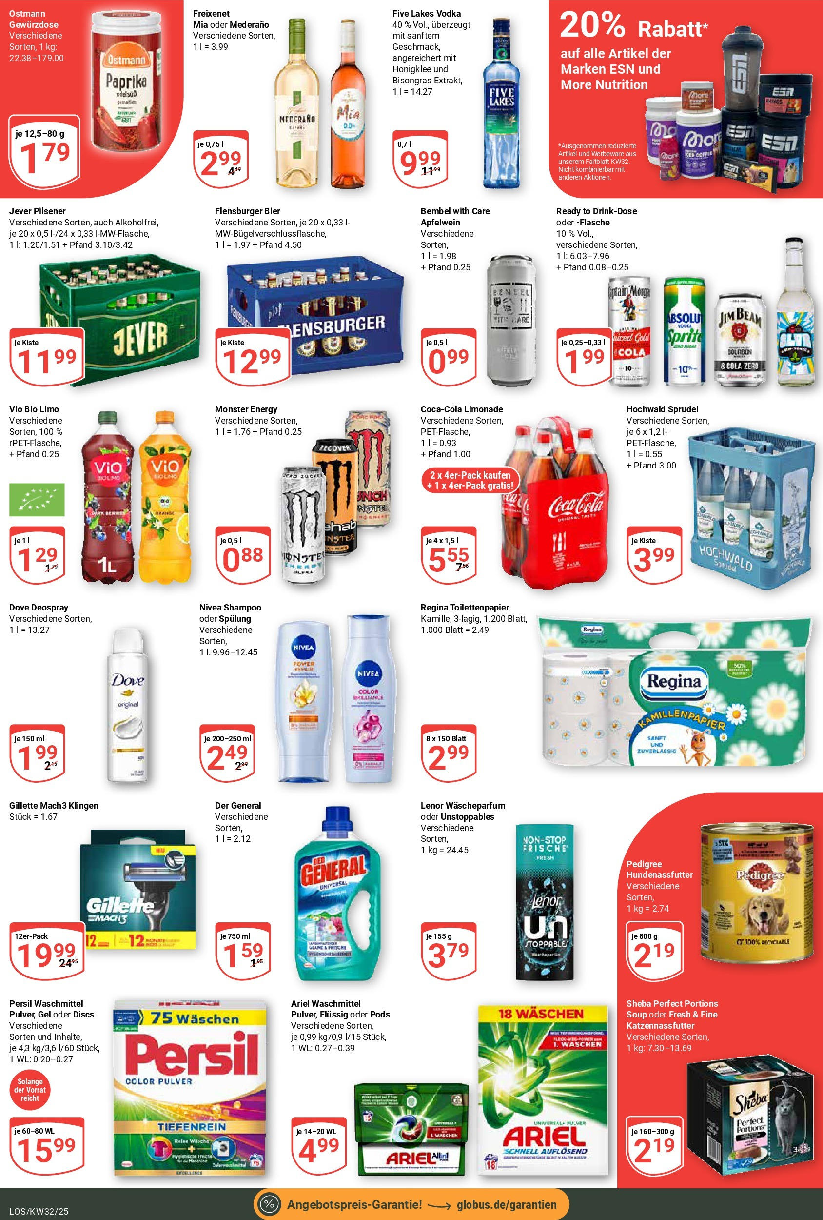 Globus prospekt Losheim Am See (ab 03.08.2025) » Angebote ab Montag | Seite: 5 | Produkte: Lenor, Limonade, Waschmittel, Toilettenpapier Globus prospekt Losheim Am See (ab 03.08.2025) » Angebote online | Seite: 5 | Produkte: Lenor, Limonade, Waschmittel, Toilettenpapier