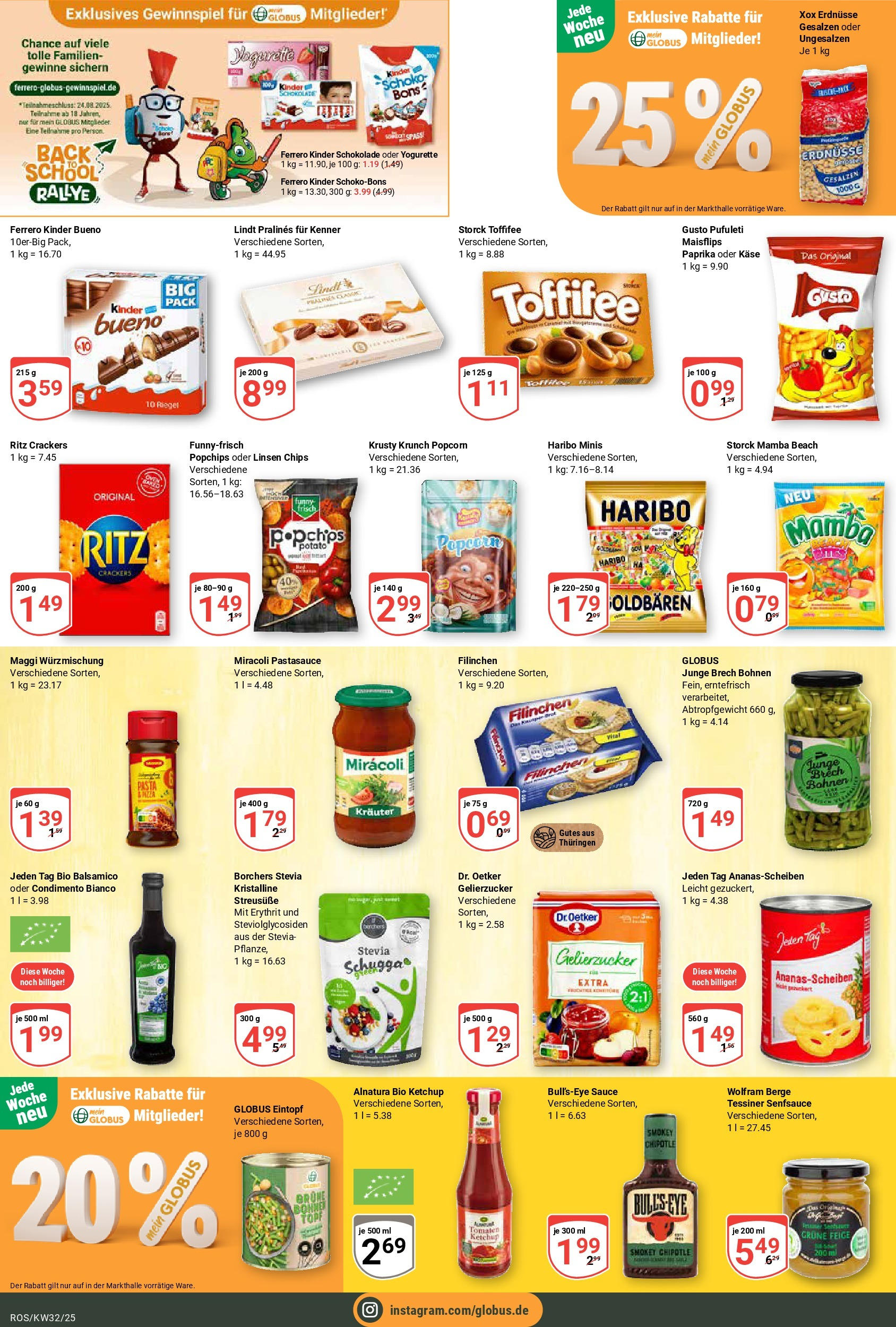 Globus prospekt Lambrechtshagen (ab 03.08.2025) » Angebote ab Montag | Seite: 13 | Produkte: Haribo, Tomaten, Pasta, Lindt Globus prospekt Lambrechtshagen (ab 03.08.2025) » Angebote online | Seite: 13 | Produkte: Haribo, Tomaten, Pasta, Lindt